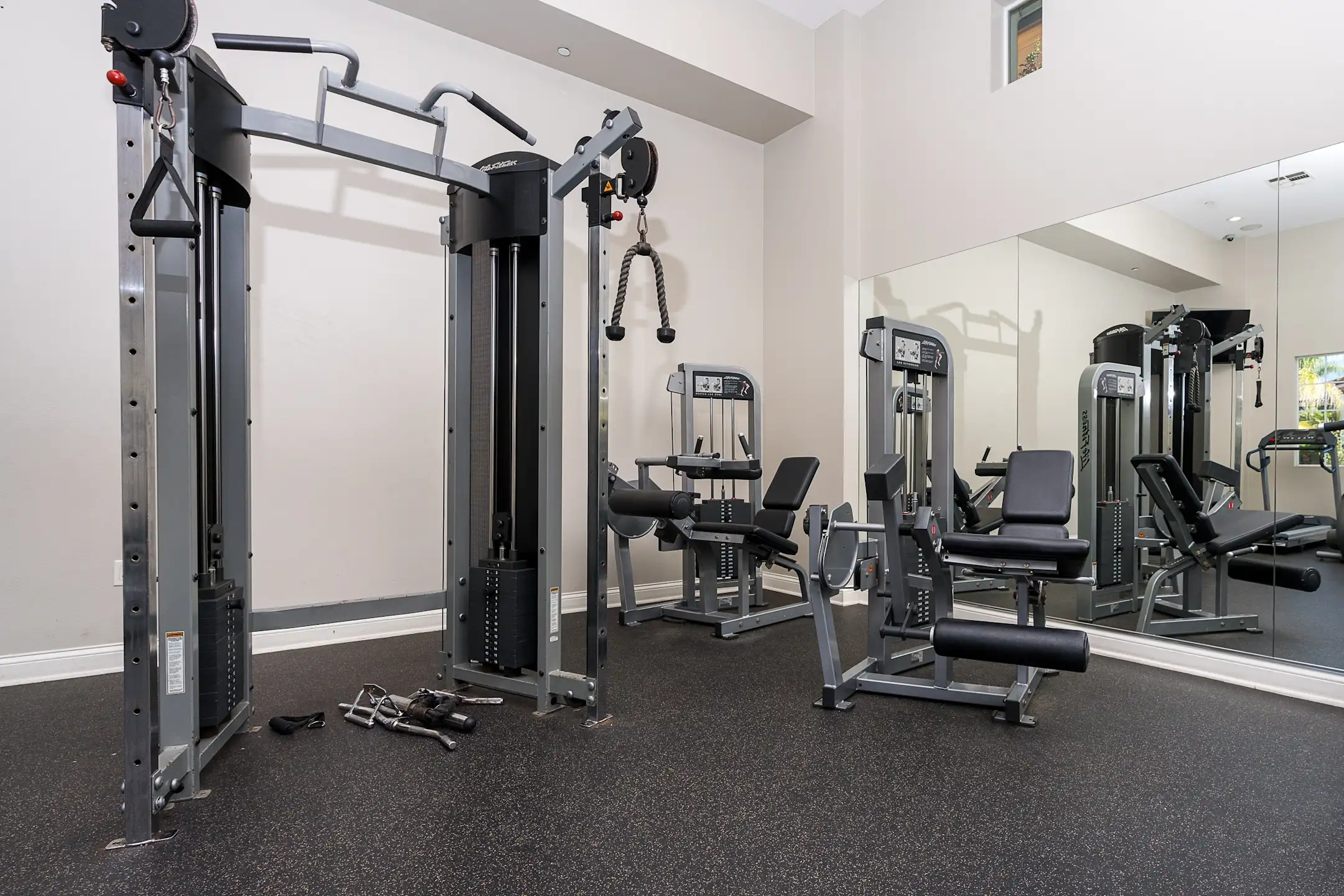 Fitness Weight Room - College Park Apartment Homes - Upland, CA