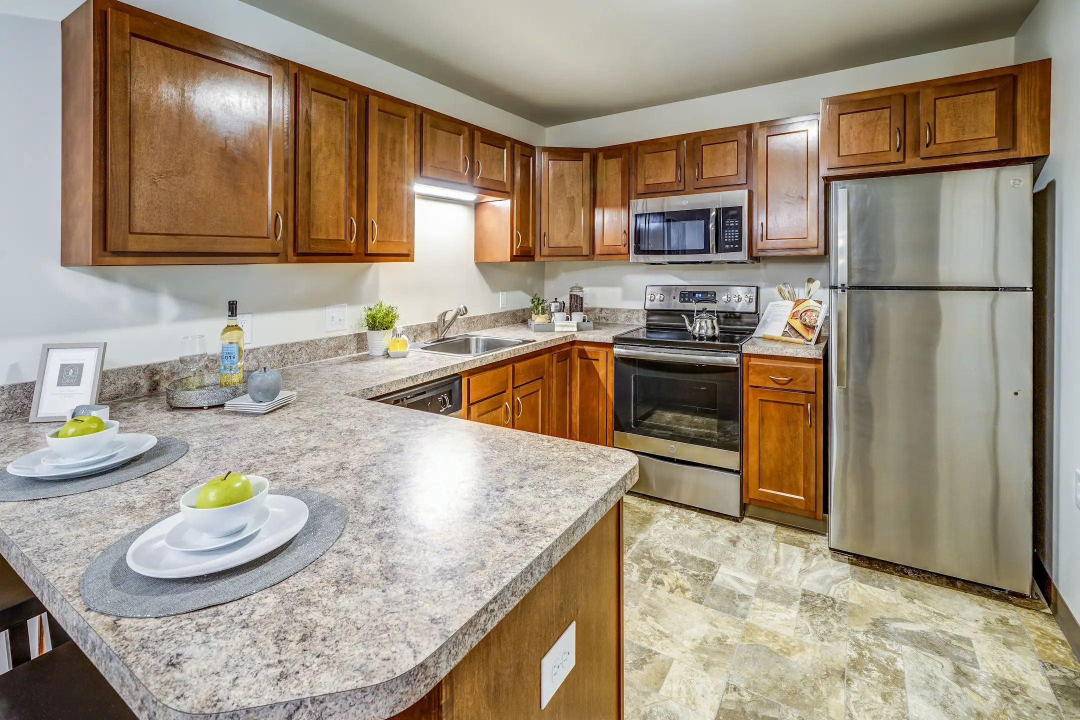 Kitchen - Pleasant Run Senior Apartments - Indianapolis, IN