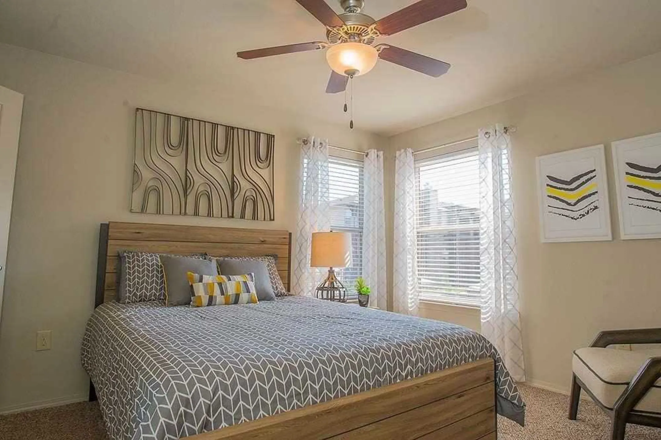Bedroom - The Cottages at Abbey Glen - Lubbock, TX
