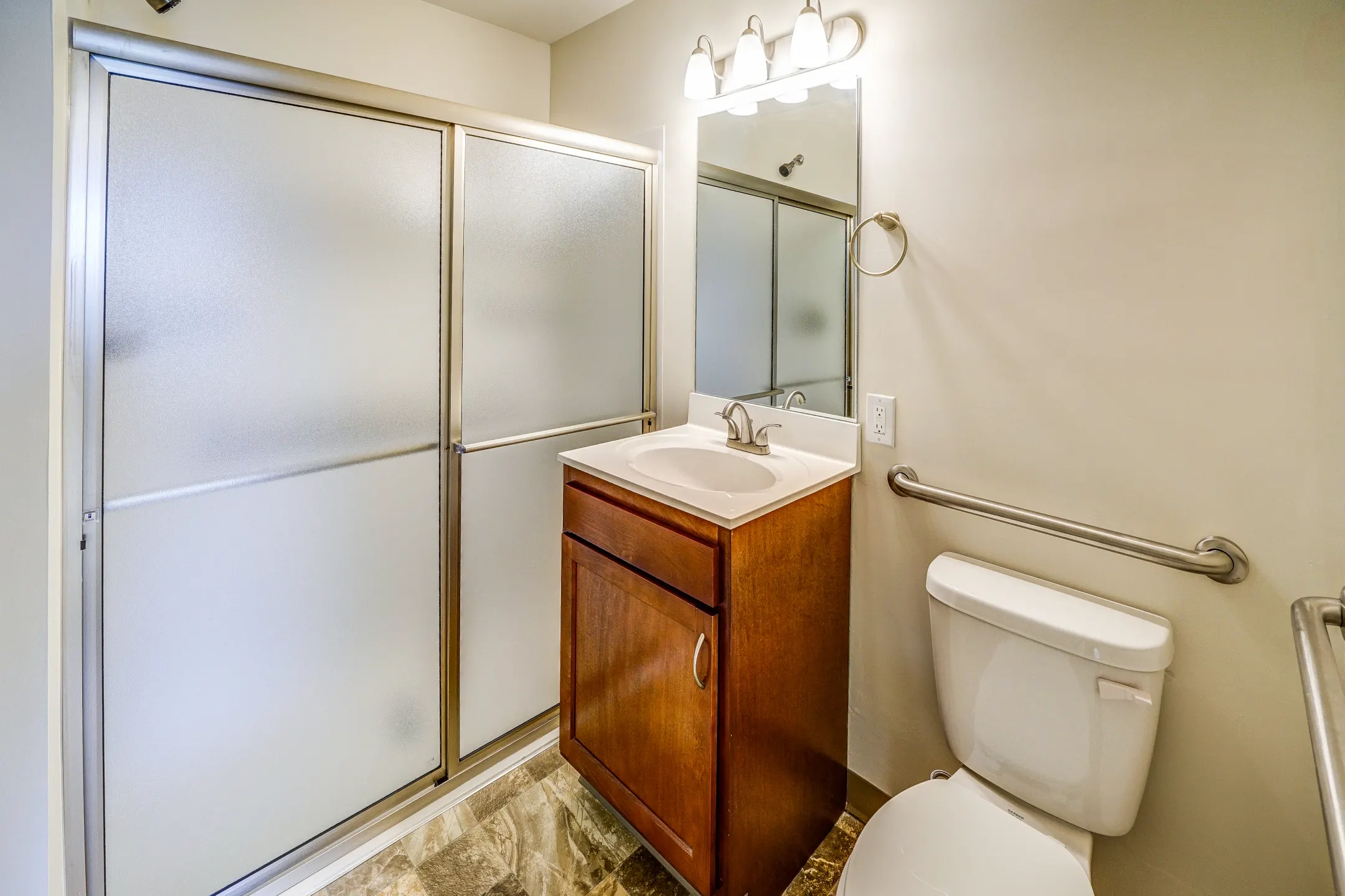 Bathroom - Pleasant Run Senior Apartments - Indianapolis, IN