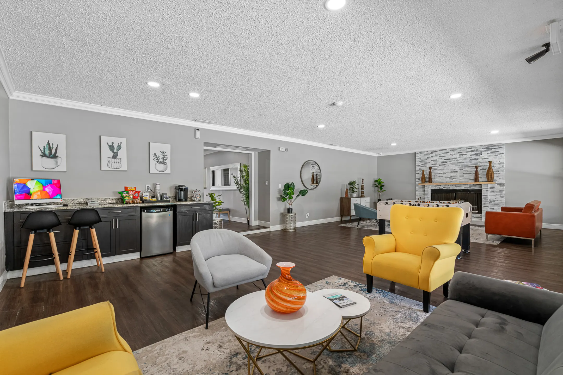 Living Room - The Village at Eastpointe Apartments - Oakland Park, FL