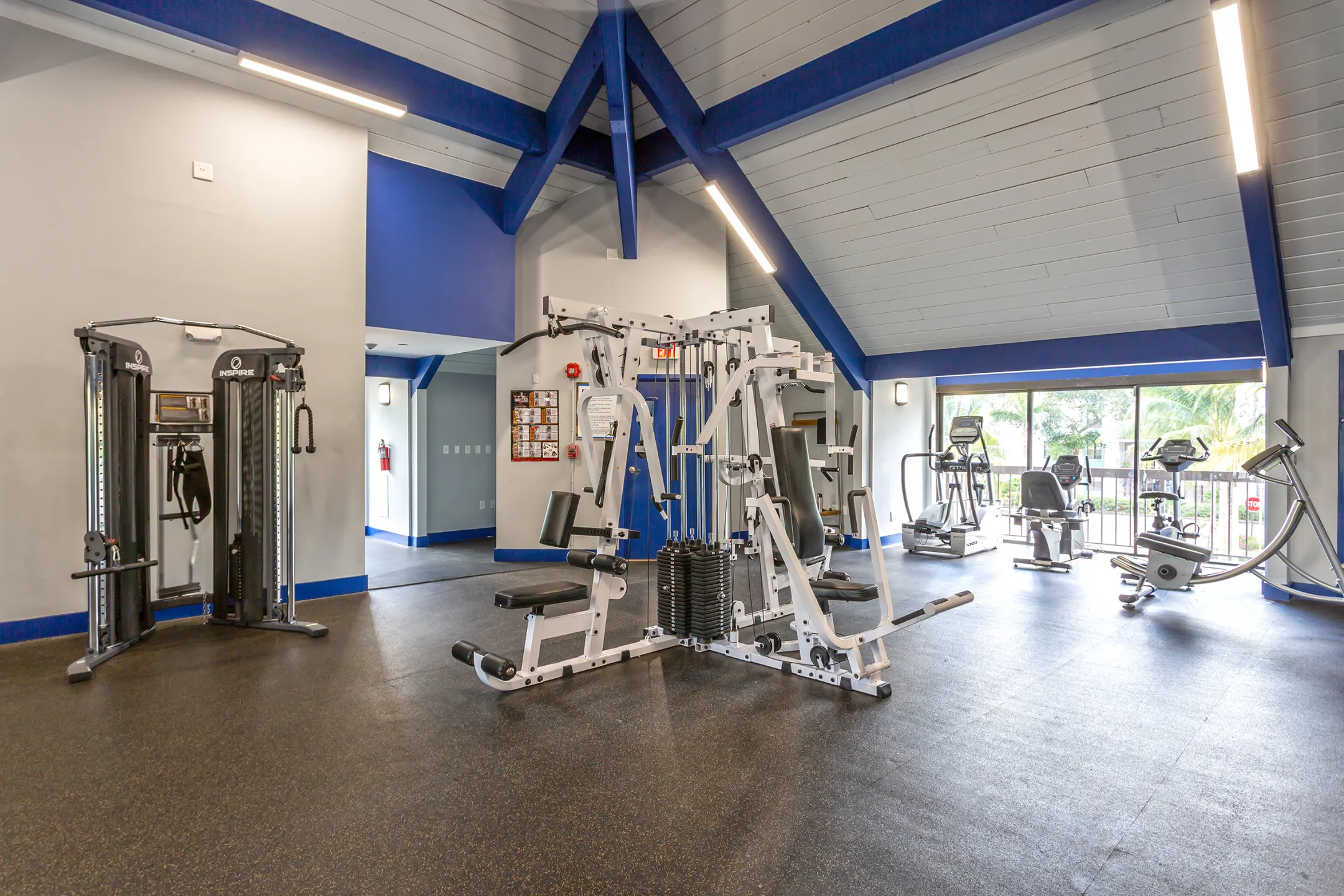 Fitness Weight Room - Biscayne Apartments - North Miami, FL