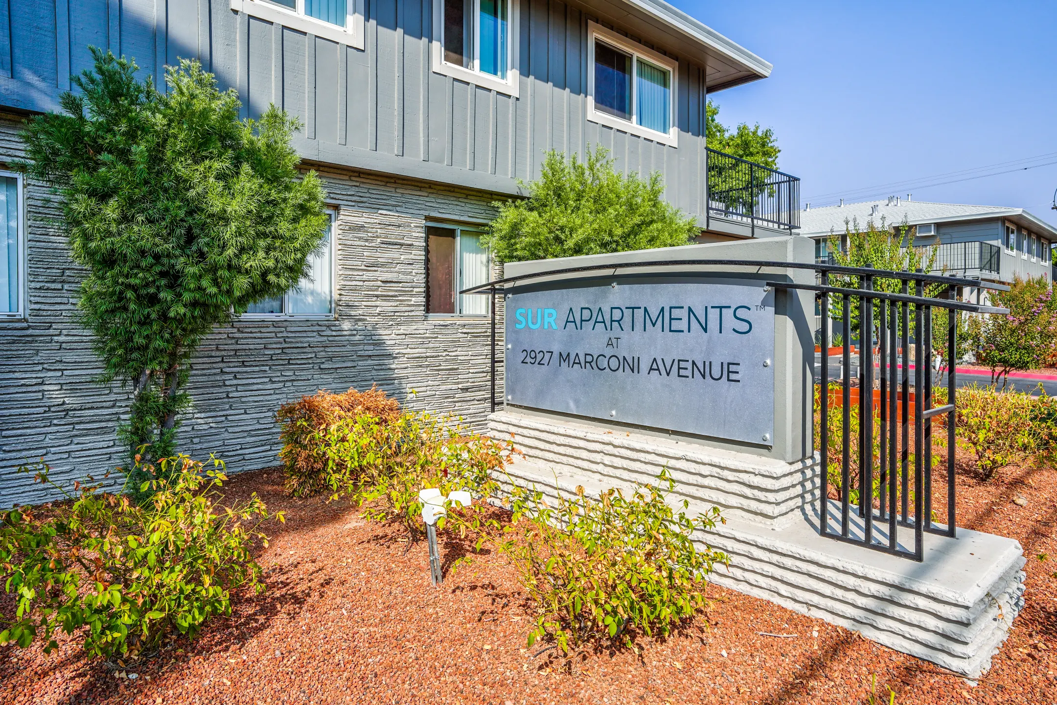 Community Signage - Sur Apartments - Sacramento, CA