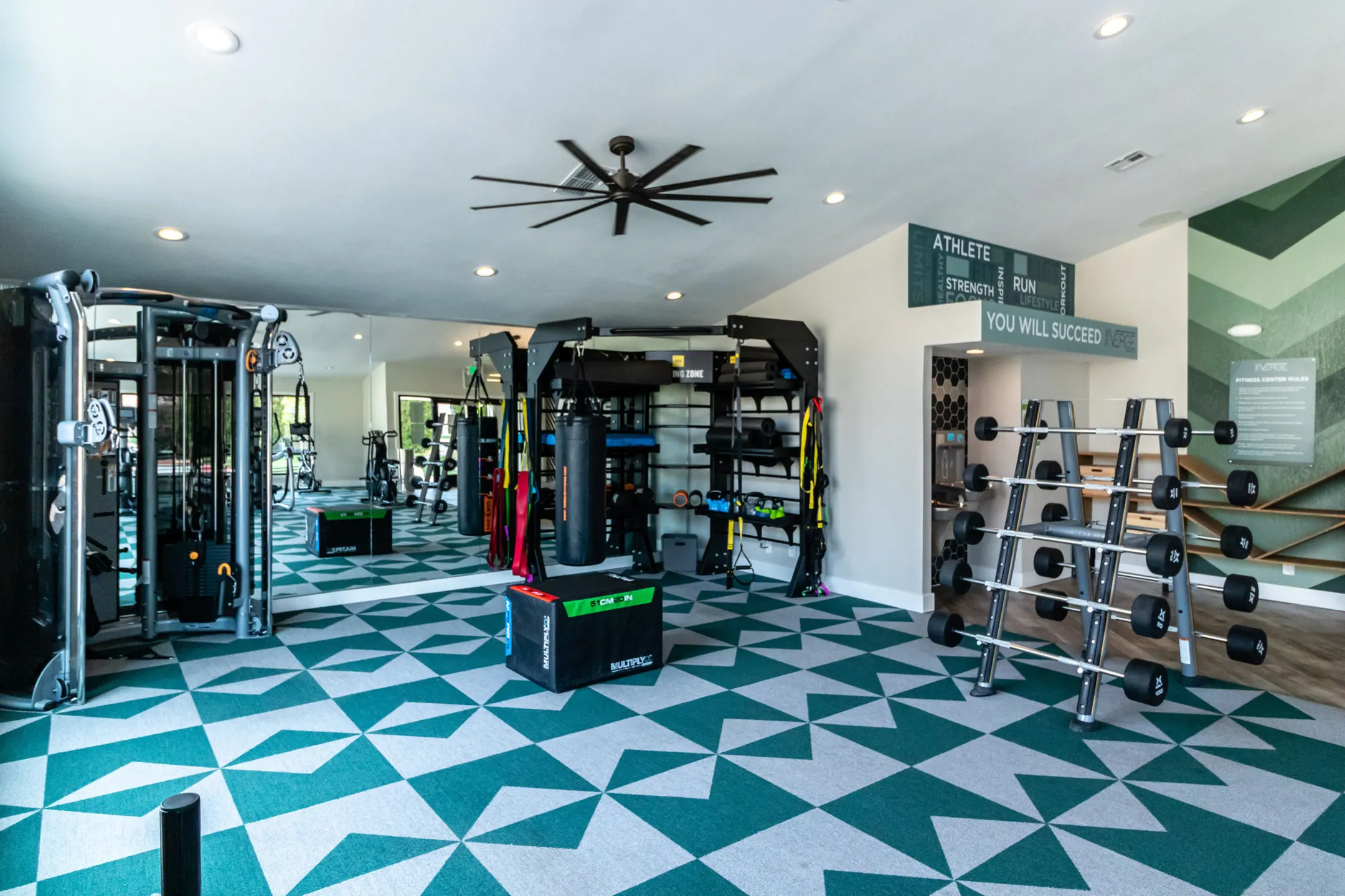 Fitness Weight Room - The Verge Apartments - Reno, NV