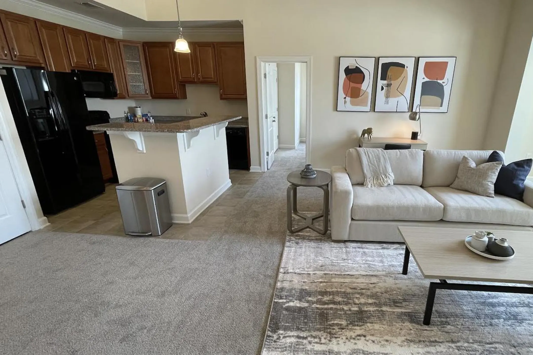 Living Room - South Fork Village Apartments - Cramerton, NC