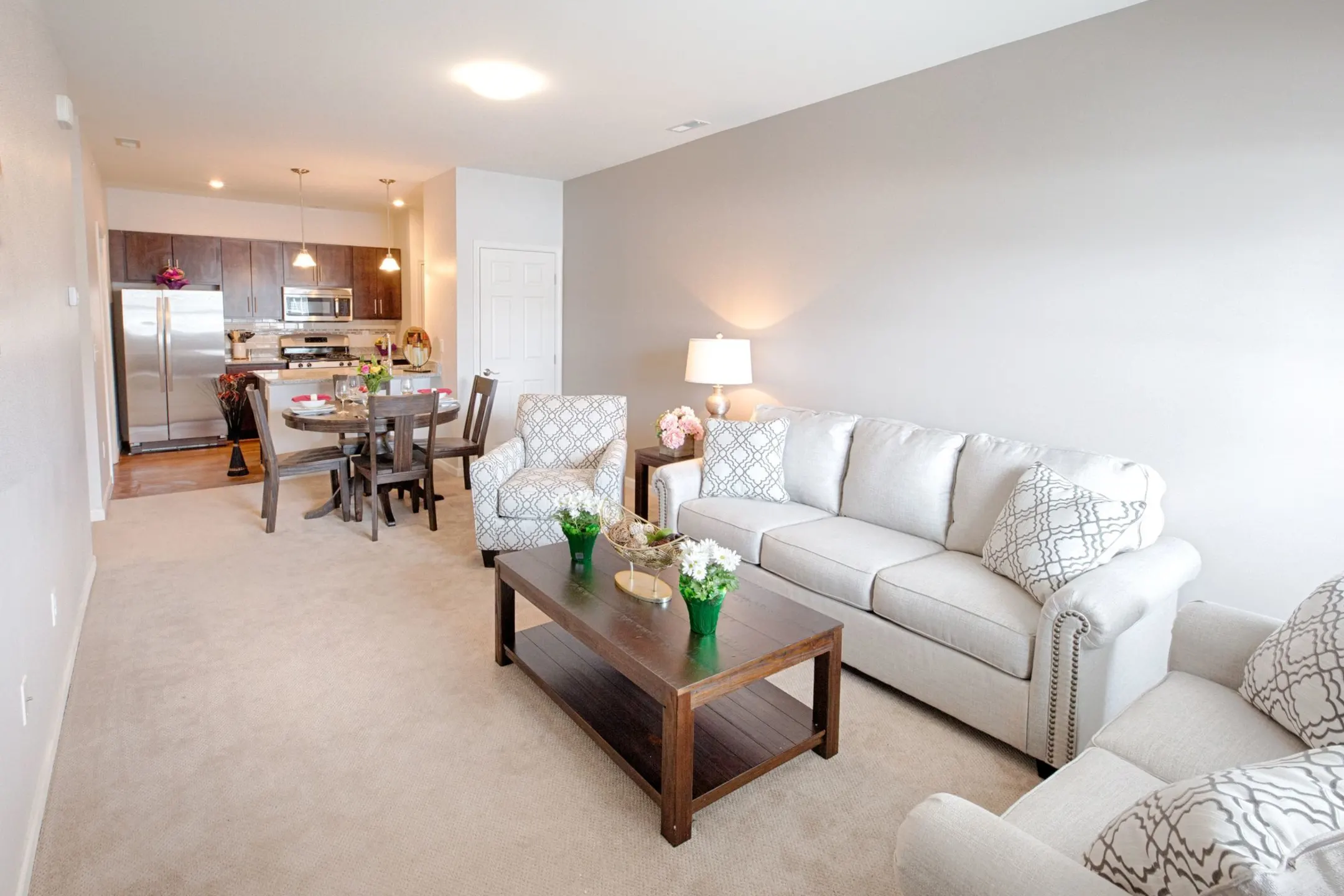 Living Room - Pinebrooke Apartments - Honeoye Falls, NY