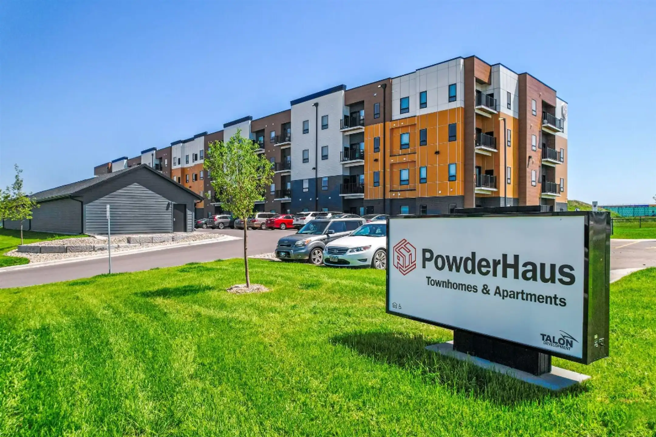 Community Signage - PowderHaus - Sioux Falls, SD