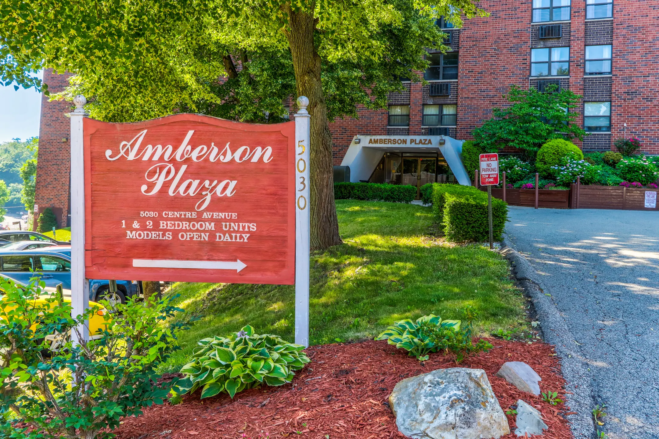 Community Signage - Amberson Plaza Apartments - Pittsburgh, PA