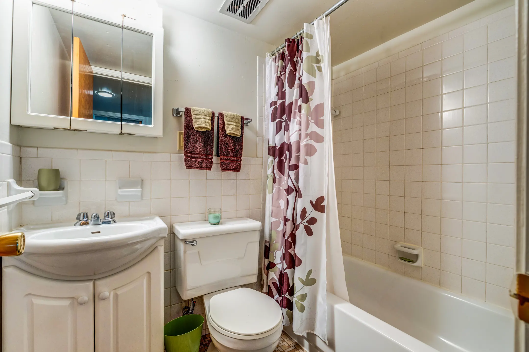 Bathroom - Emerald Court Apartments - Iowa City, IA