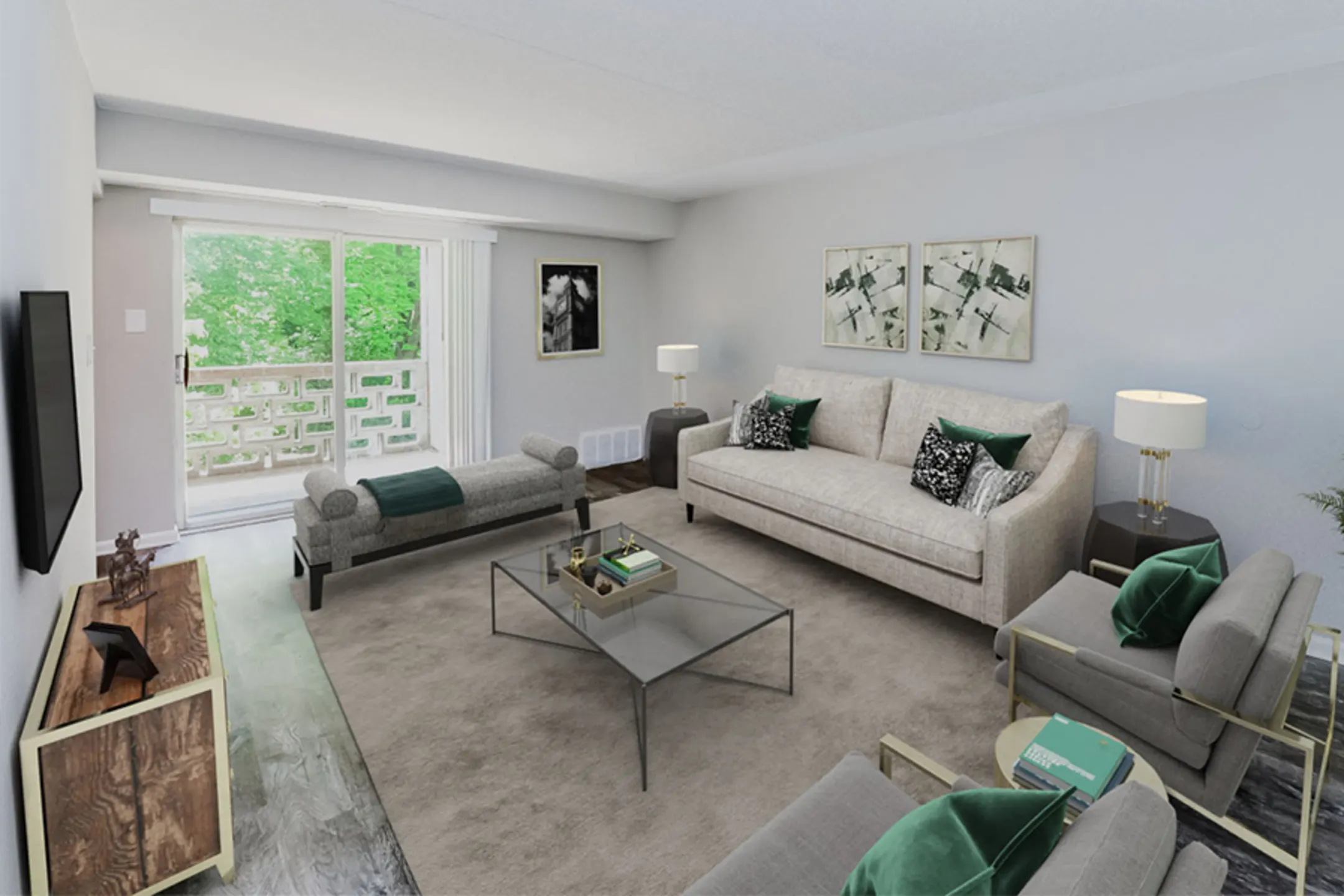 Living Room - Marchwood Apartments - Exton, PA