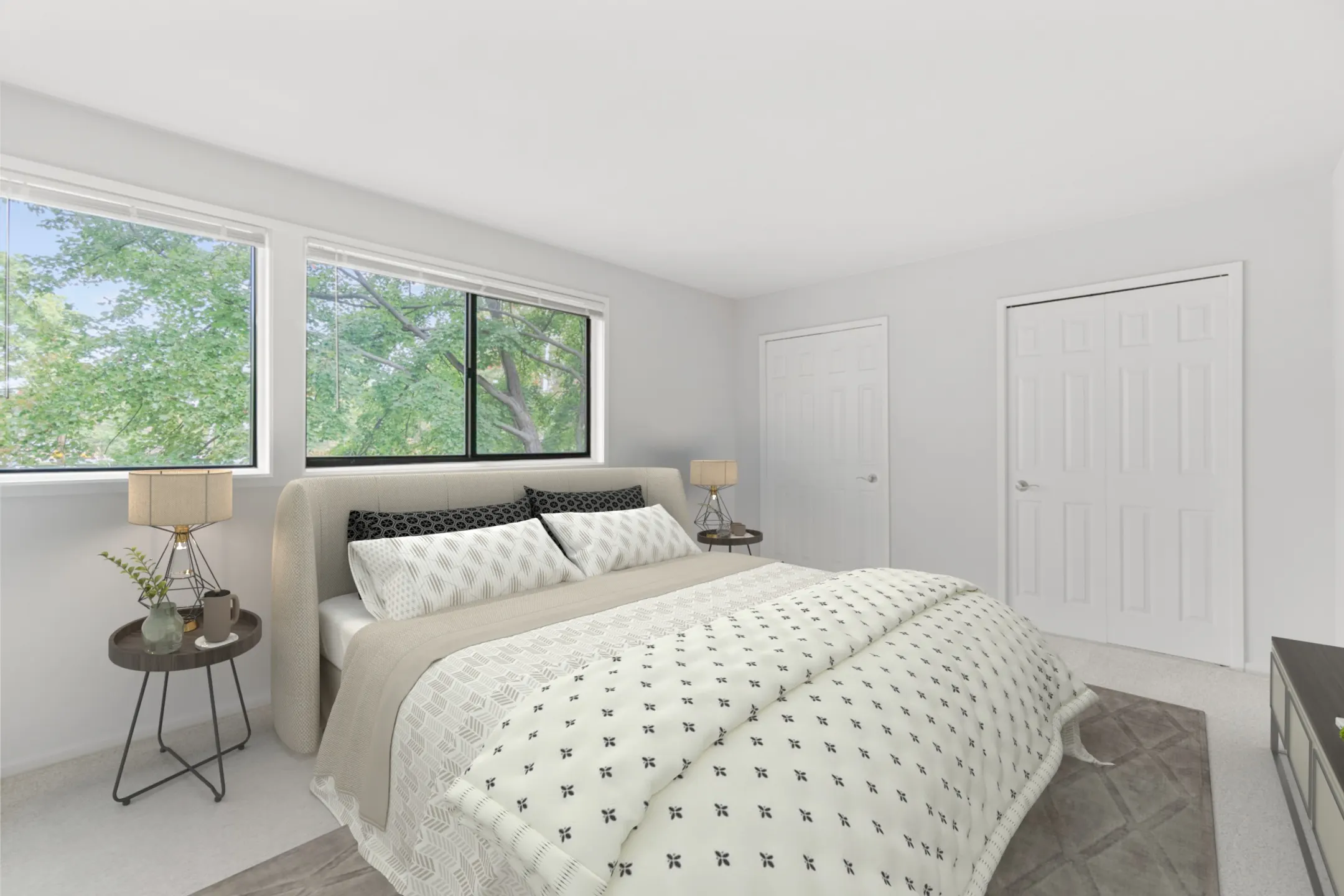 Bedroom - Rollins Park Apartments - Rockville, MD