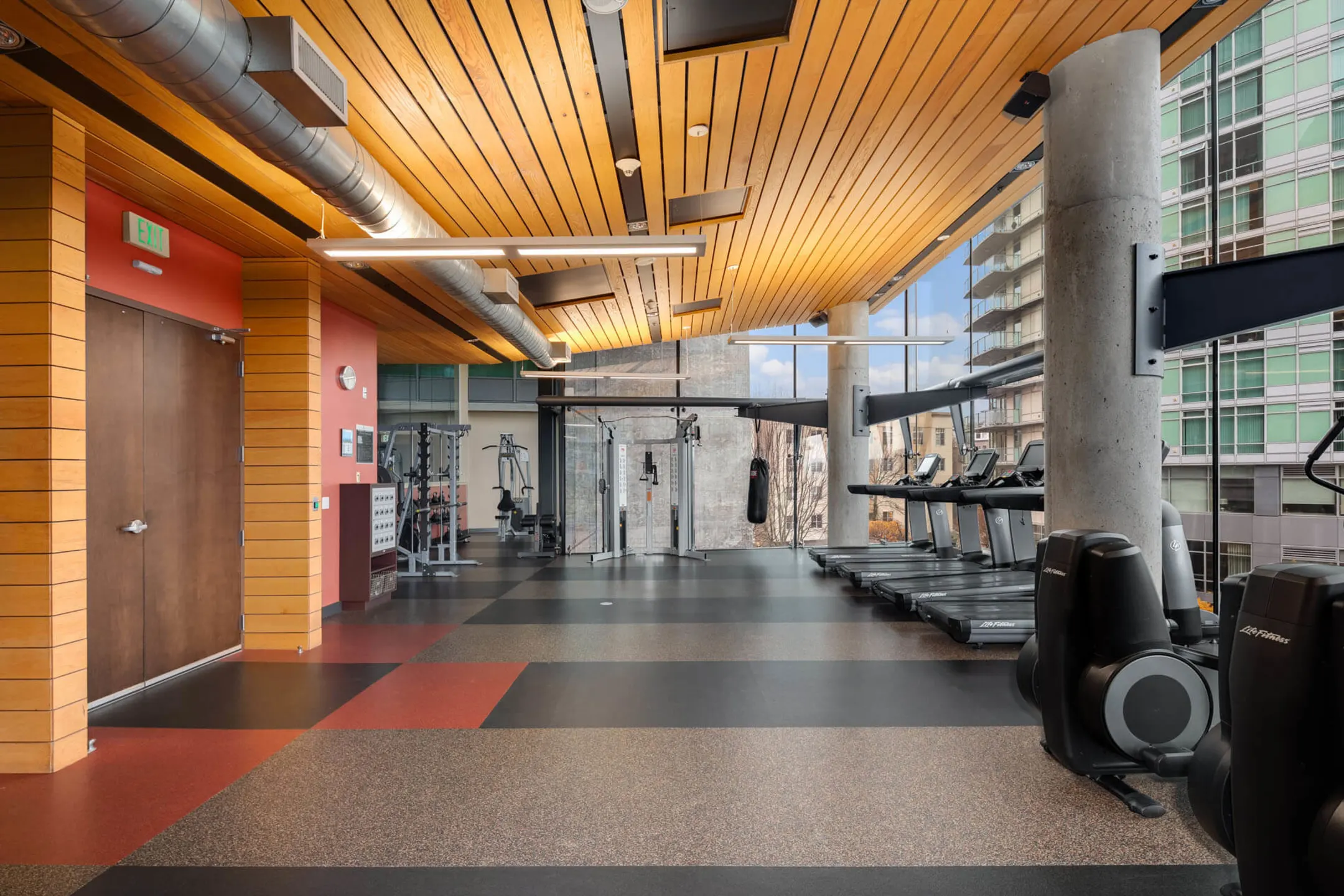 Fitness Weight Room - Elements Apartments - Bellevue, WA