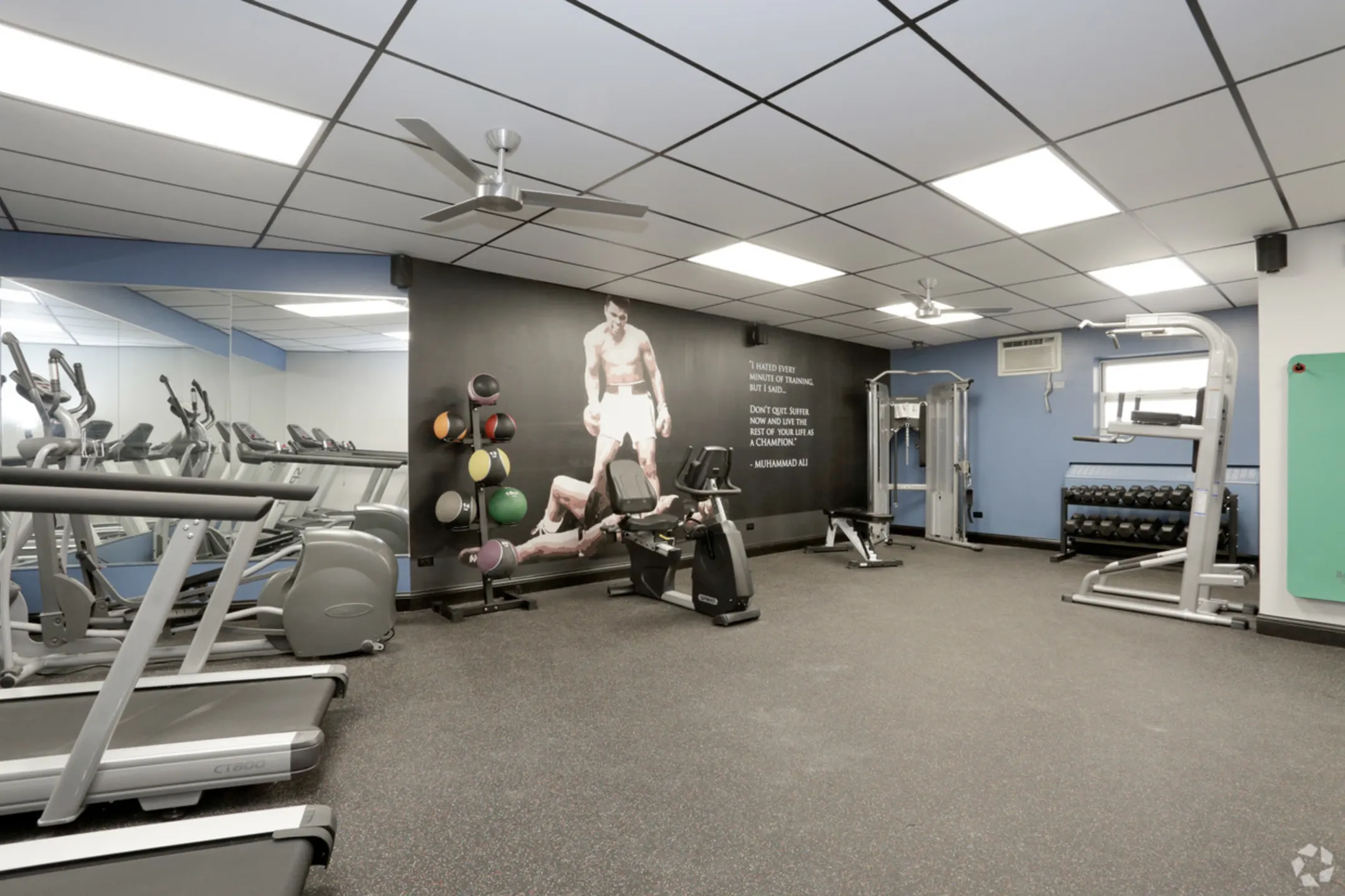 Fitness Weight Room - Sheridan Lake Apartments - Chicago, IL