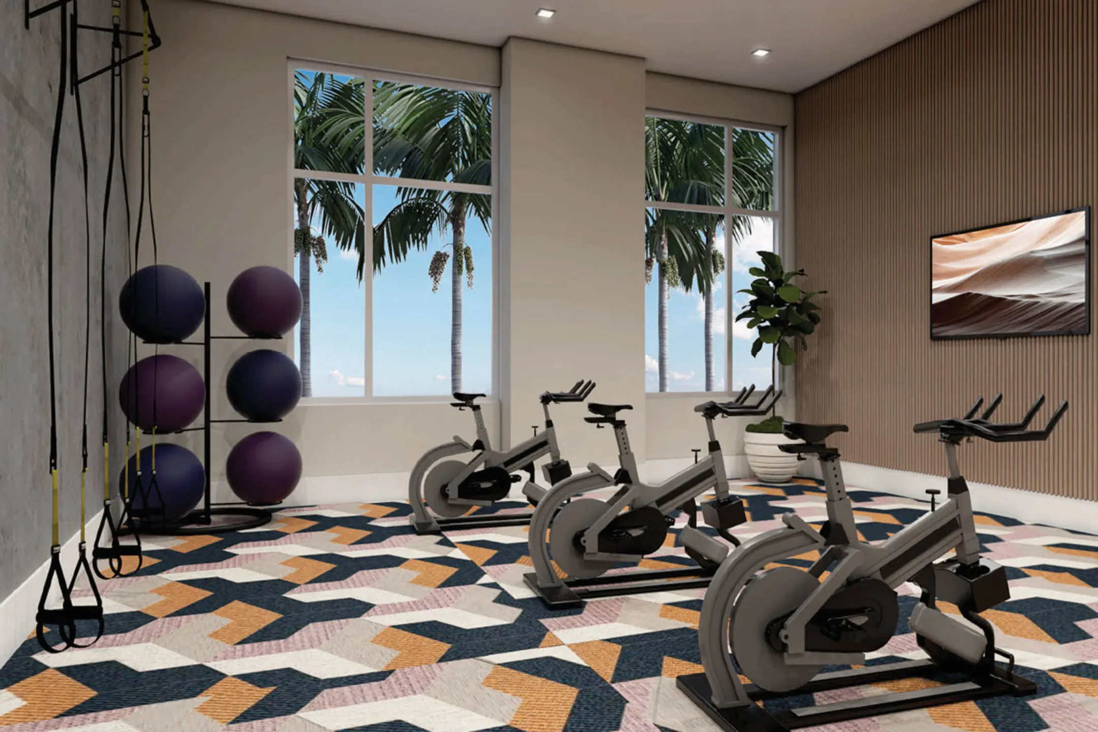 Fitness Weight Room - Camden Atlantic - Plantation, FL