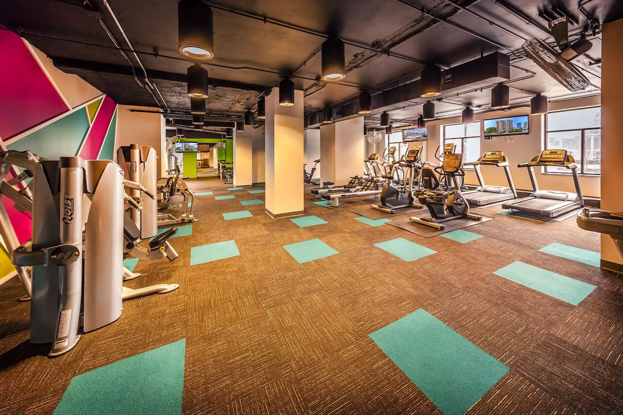 Fitness Weight Room - Circle City Apartments - Indianapolis, IN