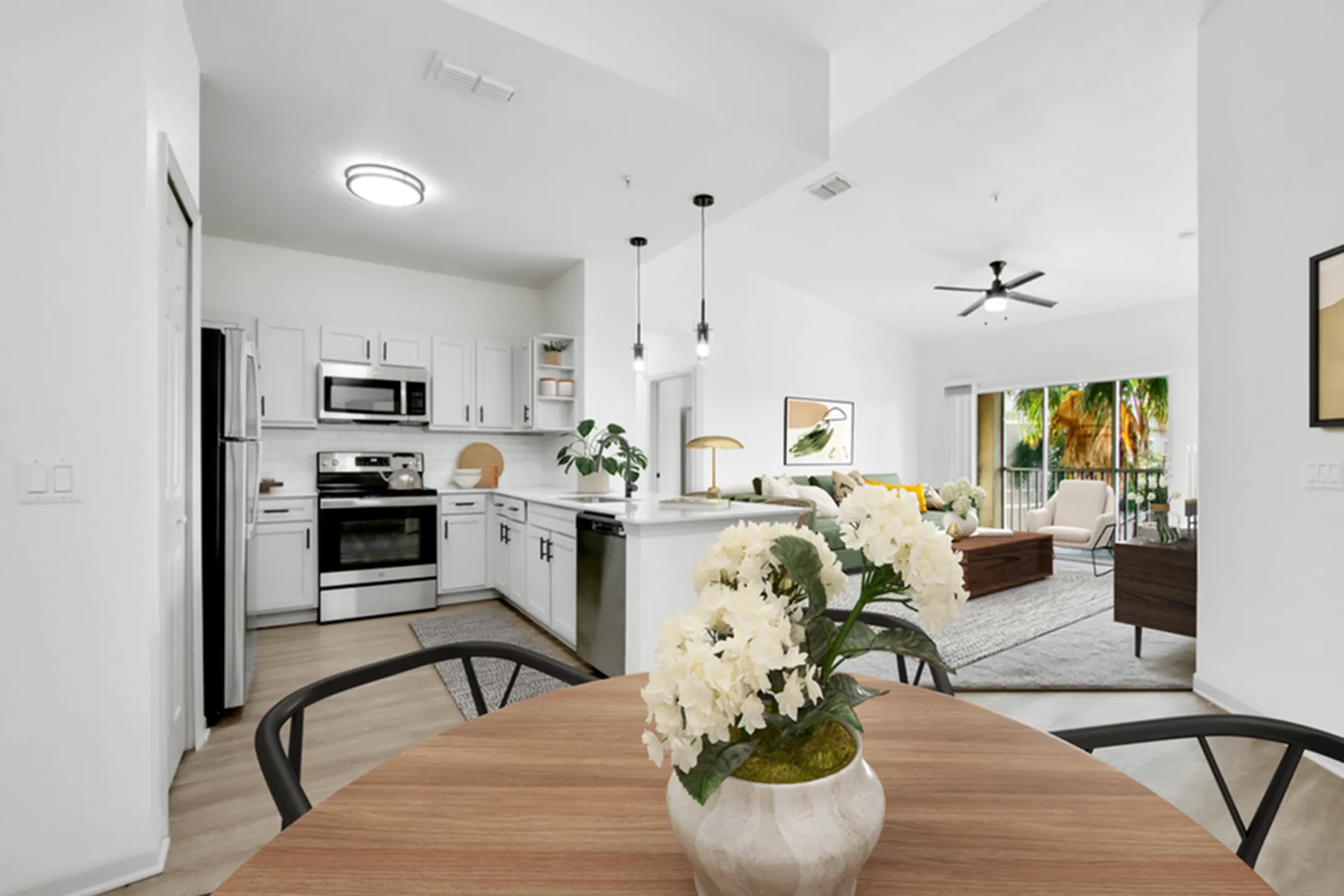 Living Room - Halston Park Central - Orlando, FL
