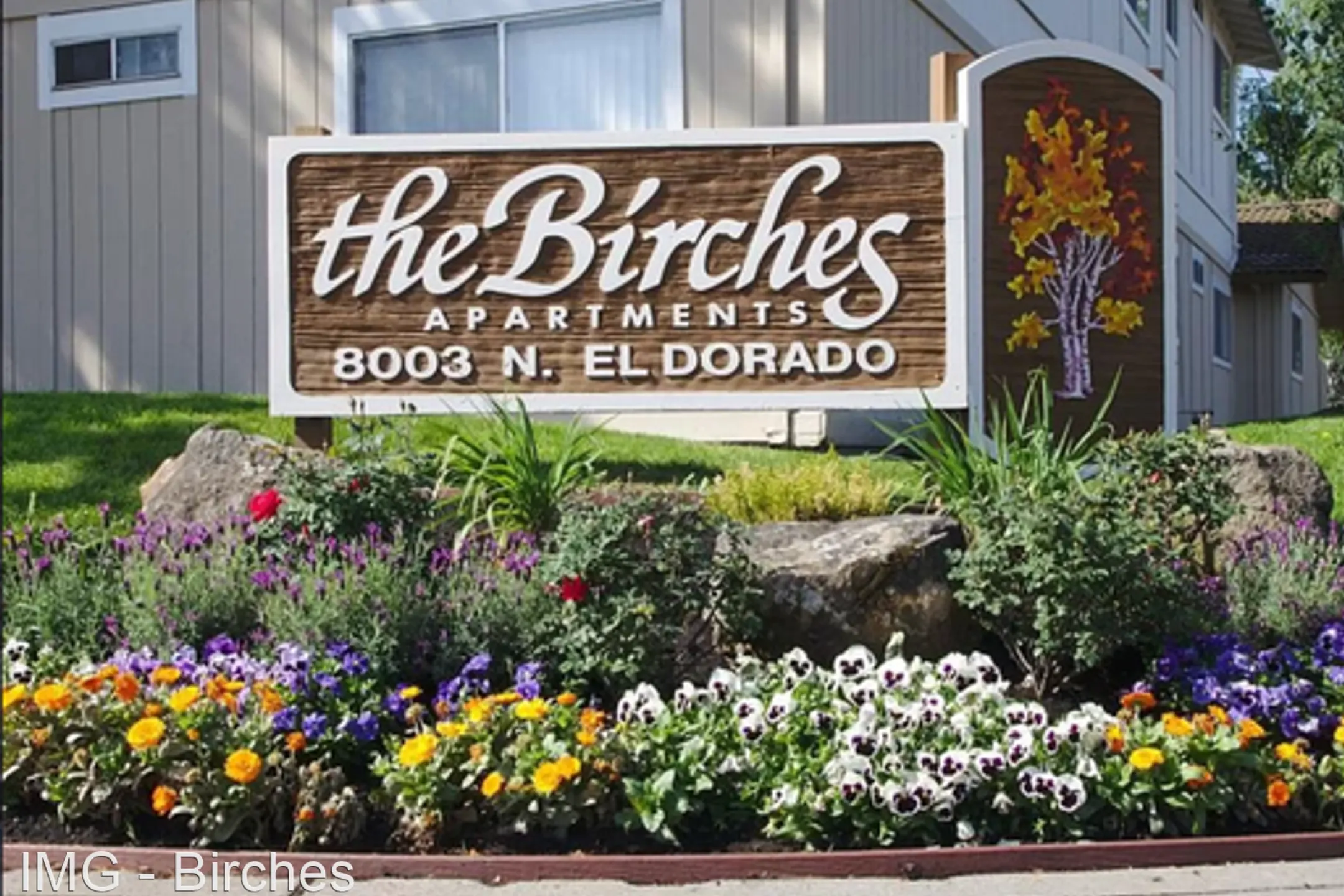 Community Signage - Birches Apartments - Stockton, CA