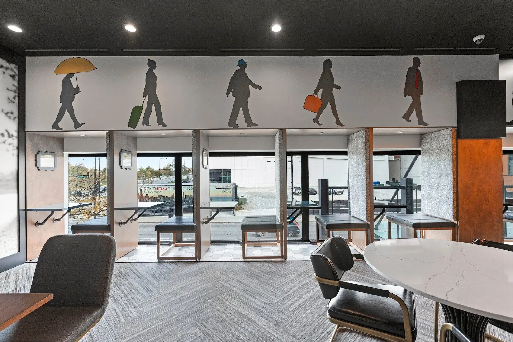 Fitness Weight Room - Park Michigan Apartments - Chicago, IL