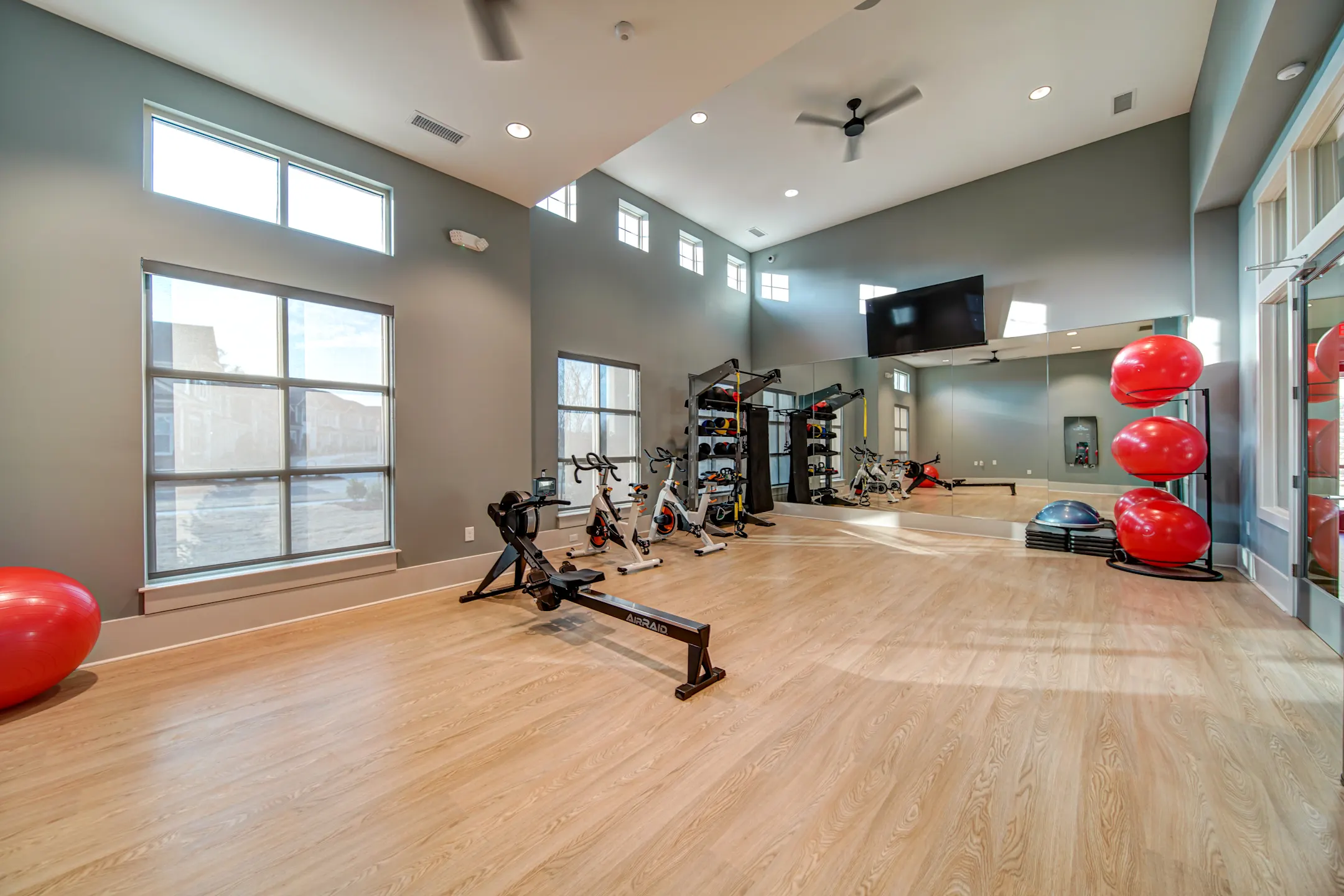 Fitness Weight Room - Highland Ridge Apartments - Charlotte, NC
