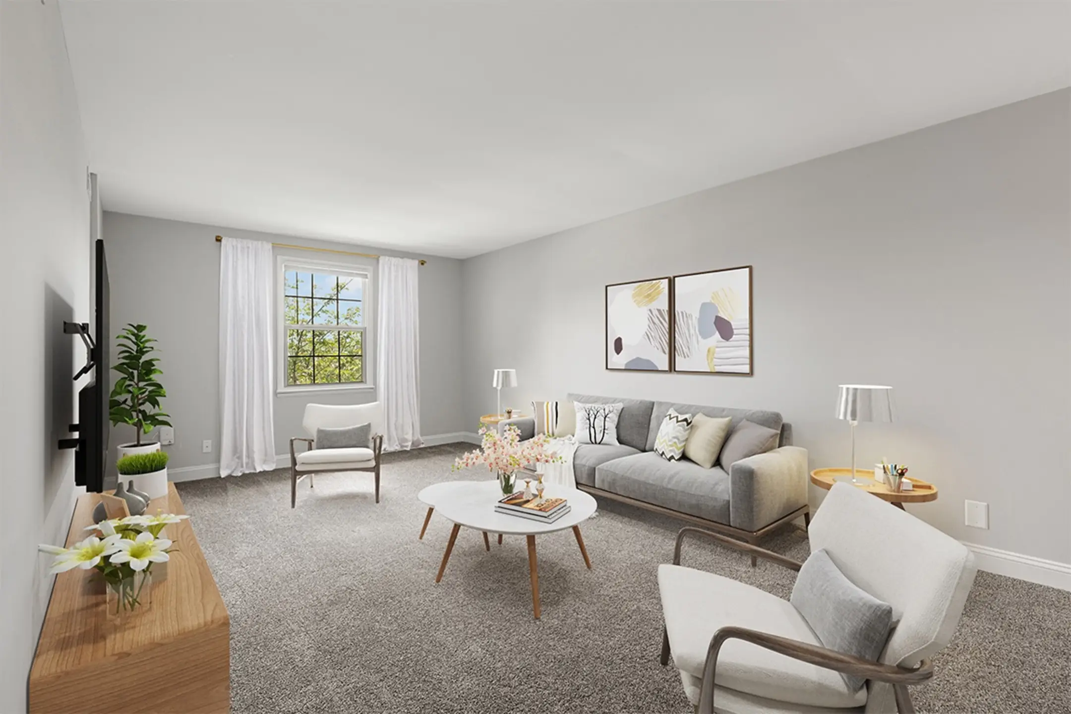 Living Room - Courthouse Square - Towson, MD