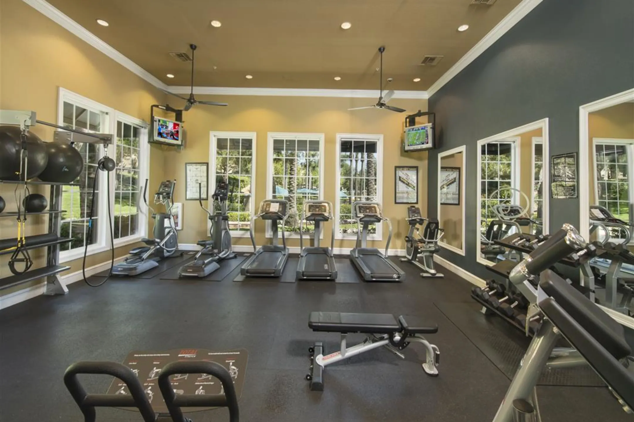 Fitness Weight Room - Esplanade Apartment Homes - Riverside, CA