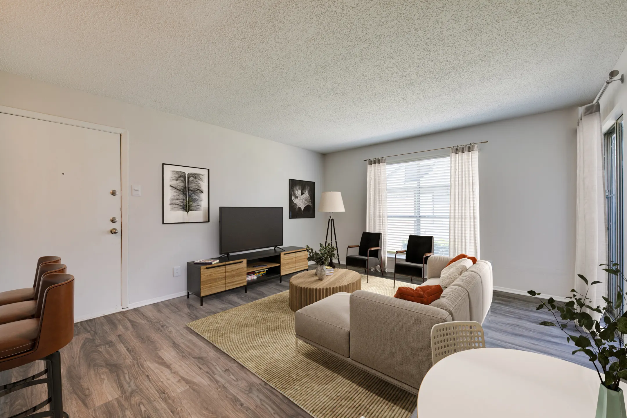 Living Room - Forest Ridge Apartments - Dallas, TX