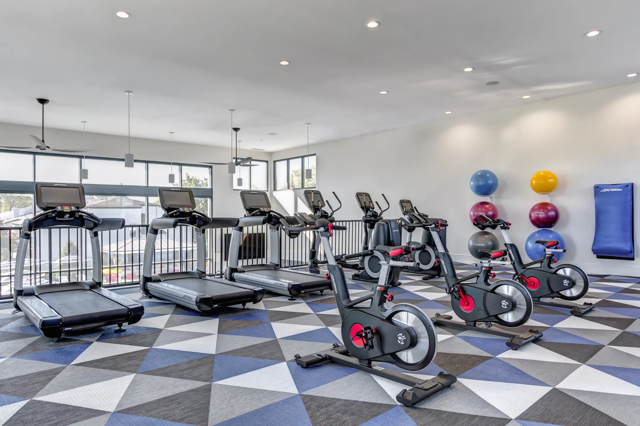 Fitness Weight Room - The Residence at Arlington Heights - Arlington Heights, IL