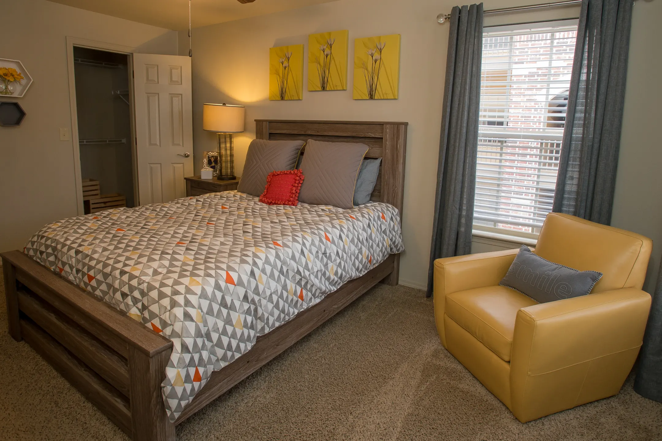Bedroom - Portofino Apartments - Wichita, KS