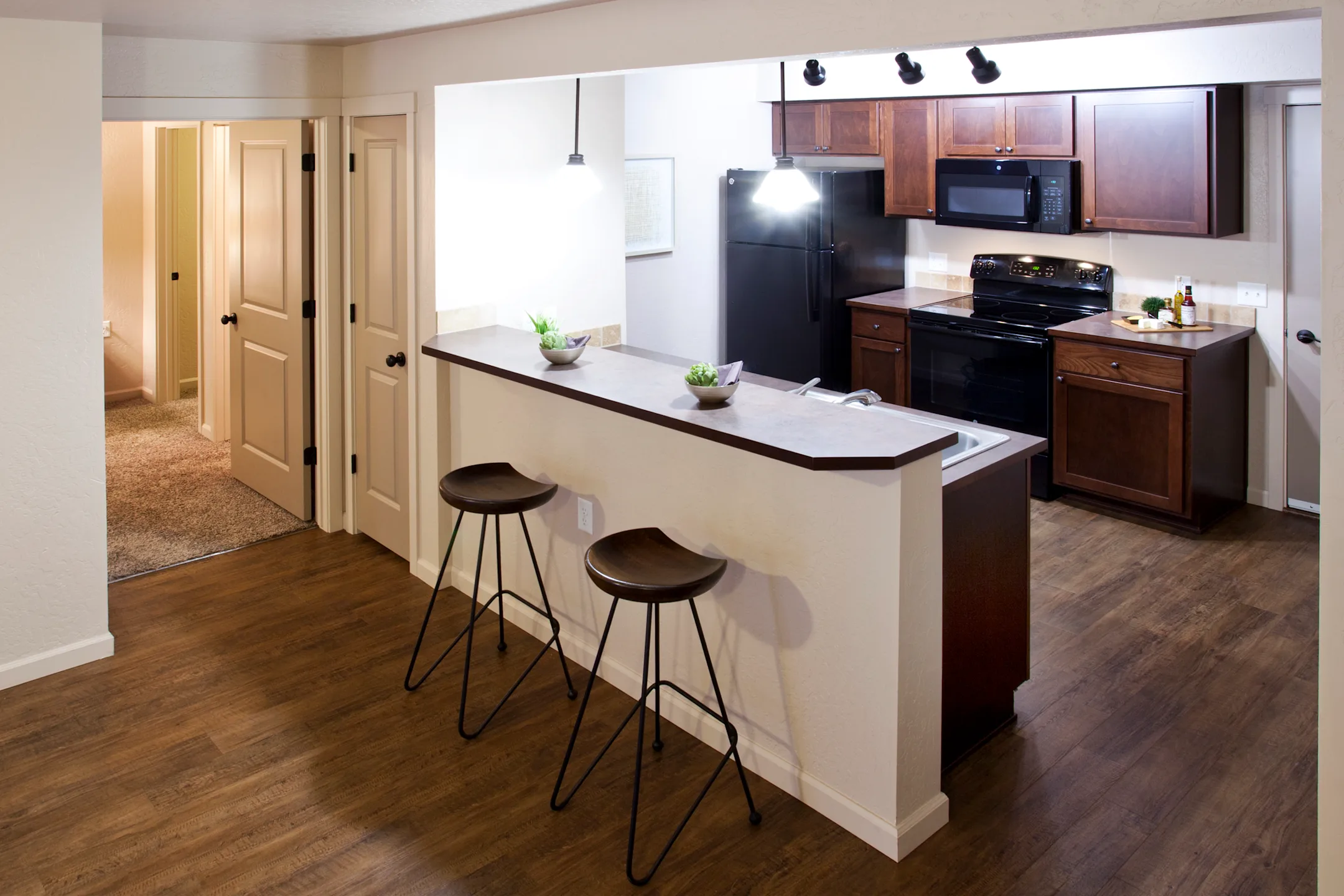 Kitchen - Residence At River Run Apartments - Spokane, WA