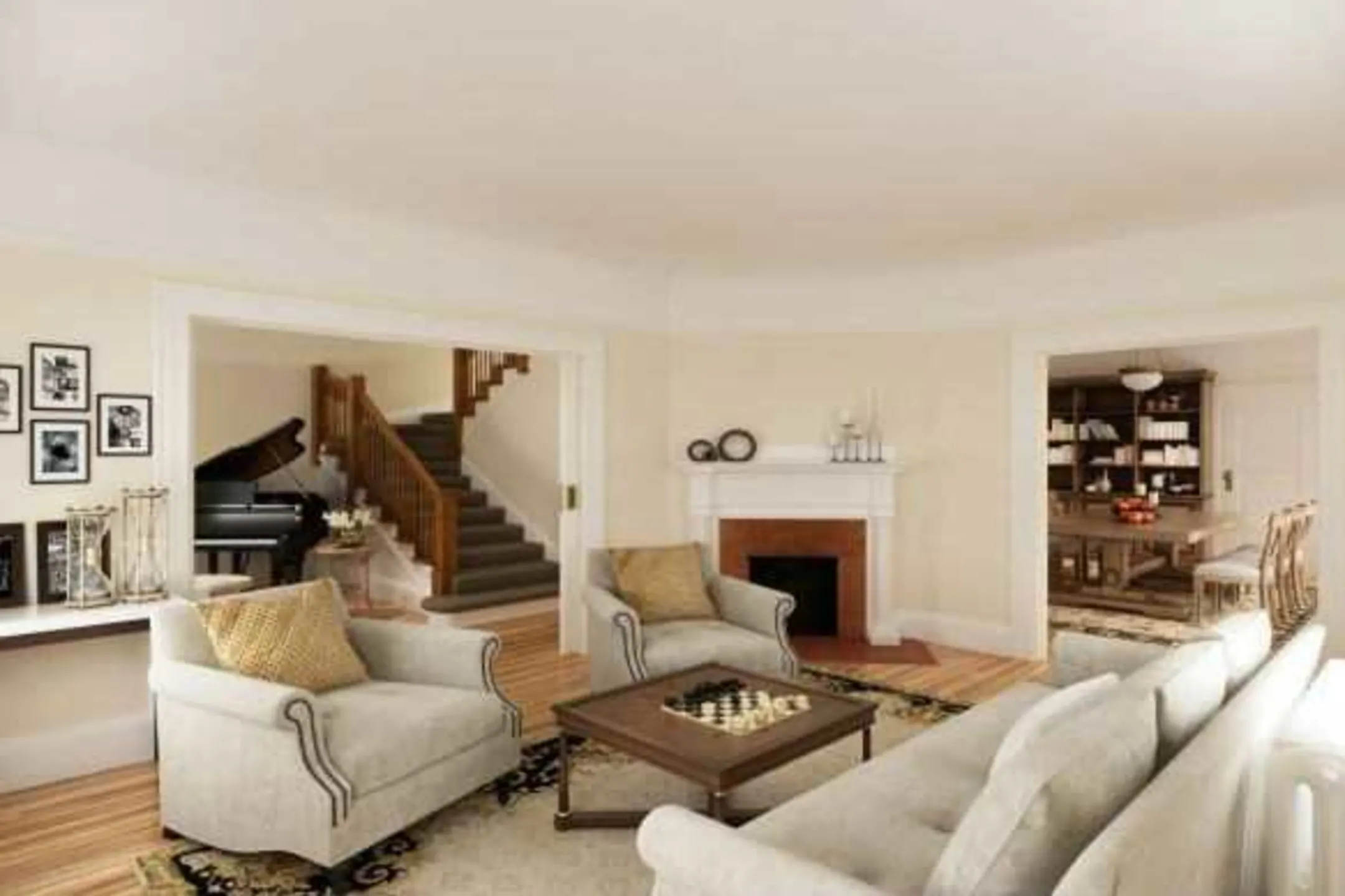 Living Room - The Presidio Residences - San Francisco, CA