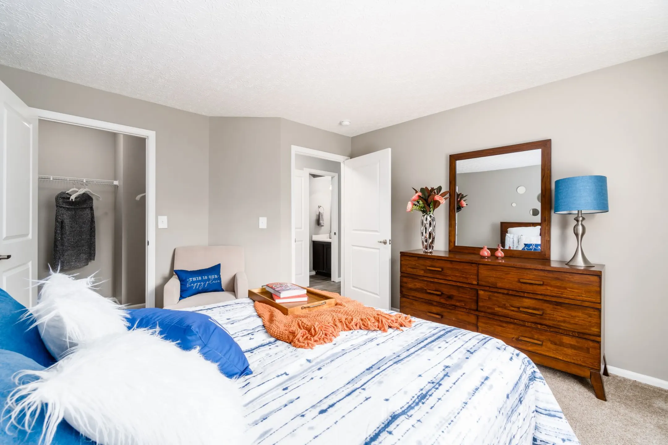 Bedroom - The Estates at Brentwood Lake - Reynoldsburg, OH