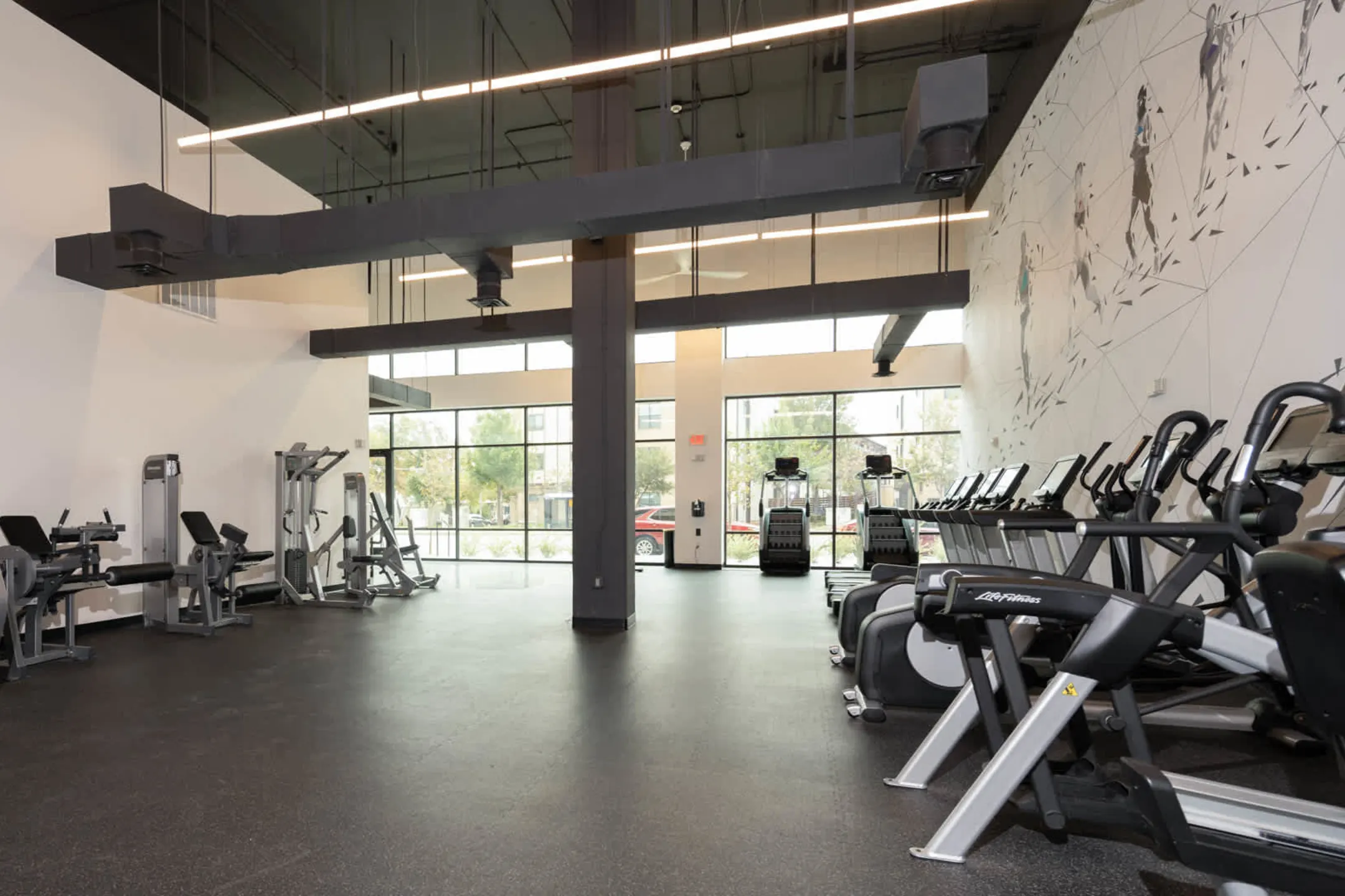 Fitness Weight Room - The Westerly - Dallas, TX