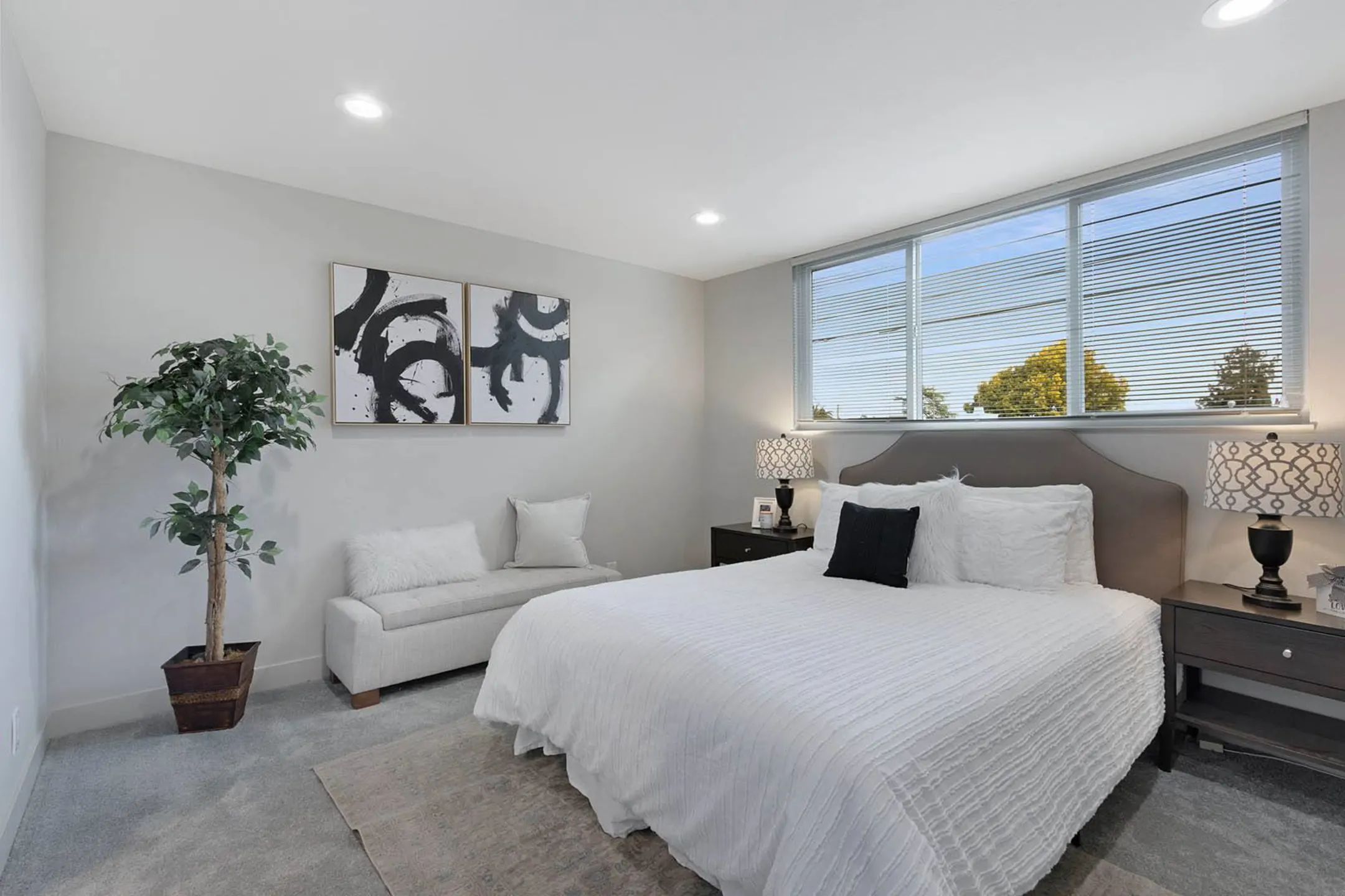 Bedroom - Crestview Apartments - Belmont, CA