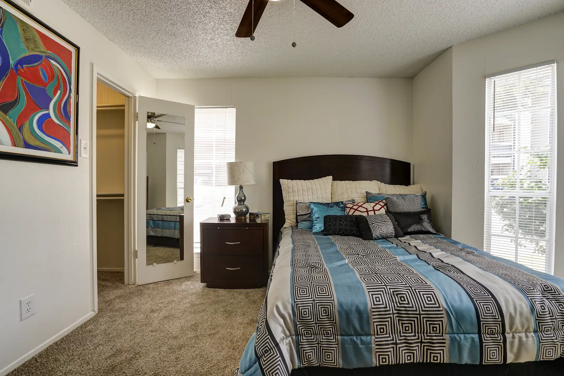 Bedroom - Centerpoint Apartments - Dallas, TX