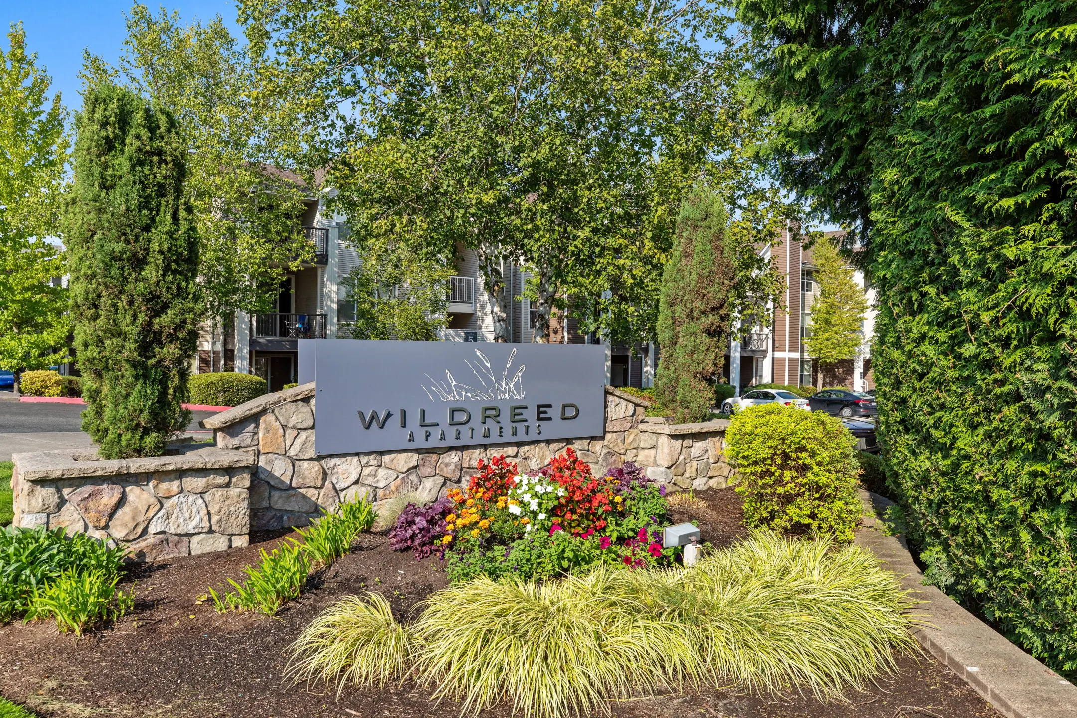 Community Signage - WildReed Apartments - Everett, WA