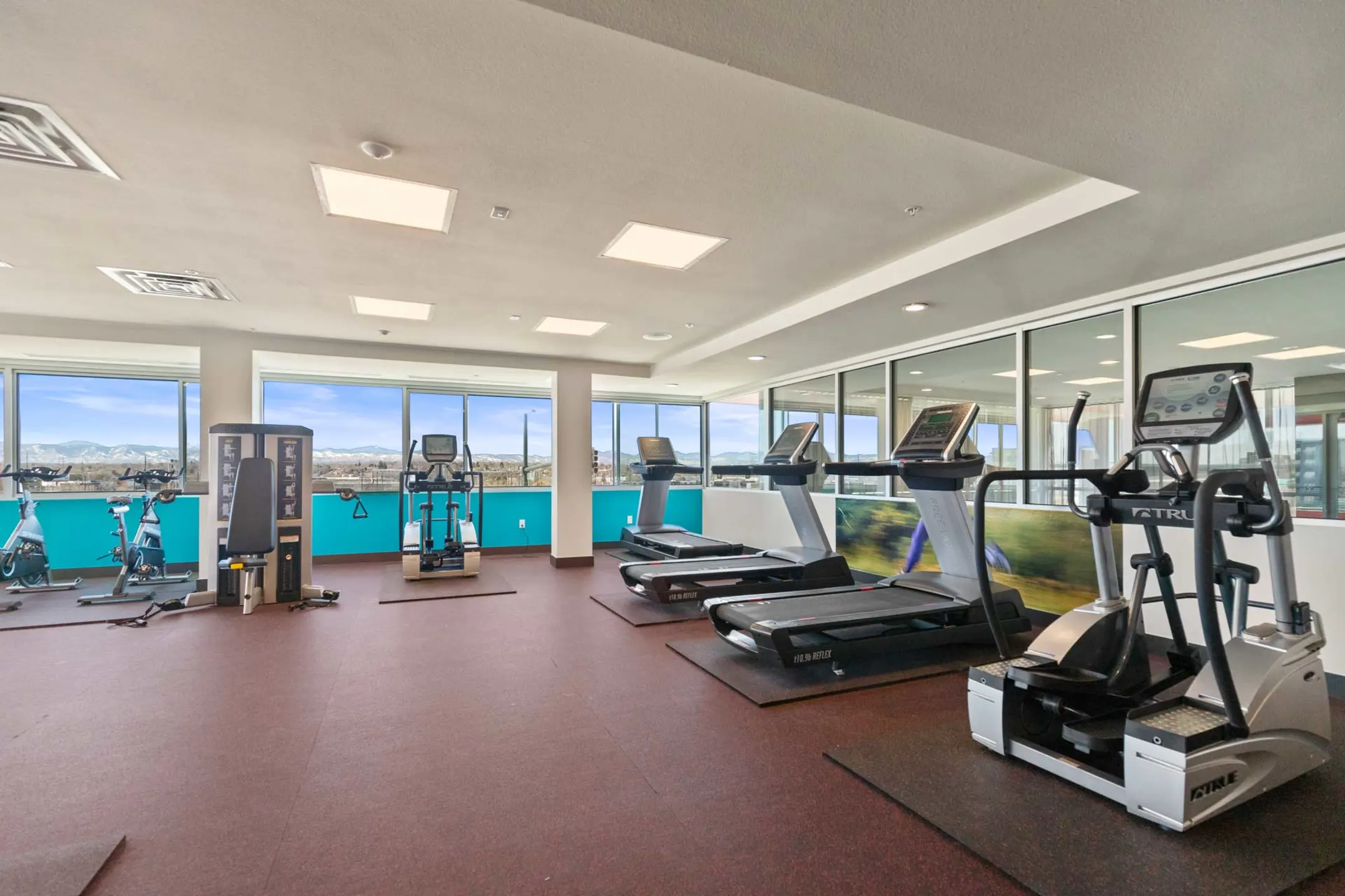 Fitness Weight Room - SB1K Apartments - Denver, CO