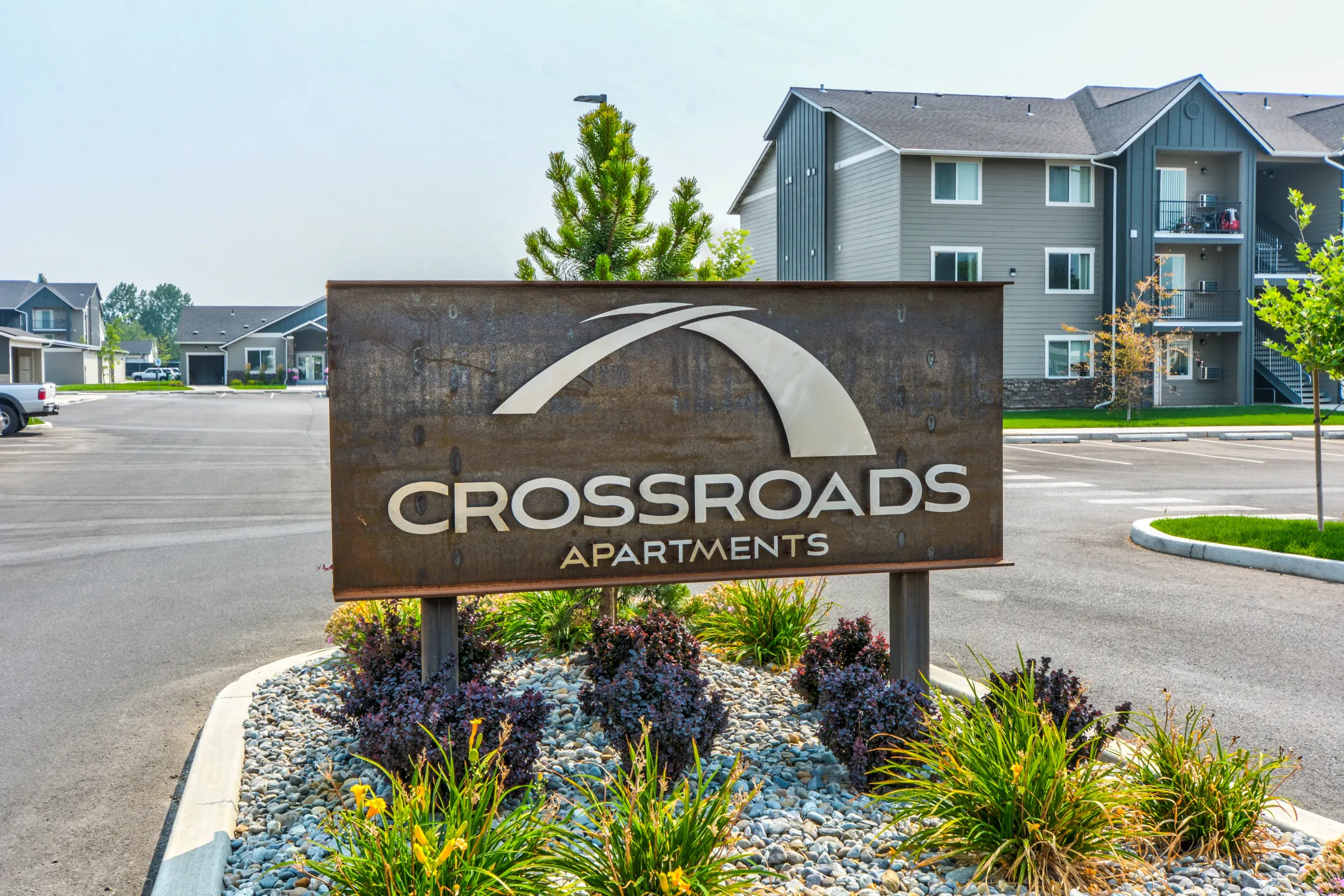 Community Signage - Crossroads Apartments - Post Falls, ID