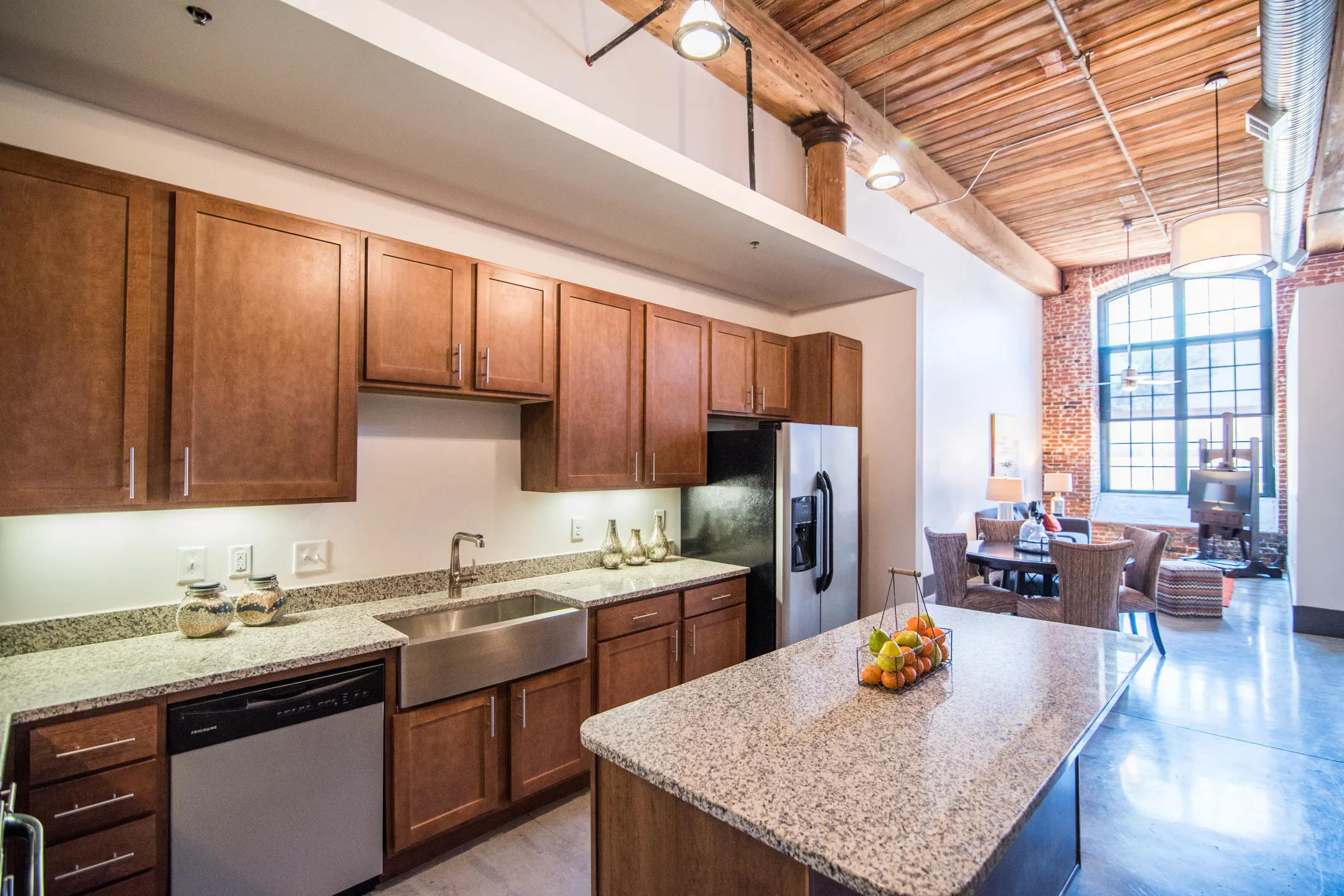 Kitchen - Loray Mill Lofts Apartments - Gastonia, NC