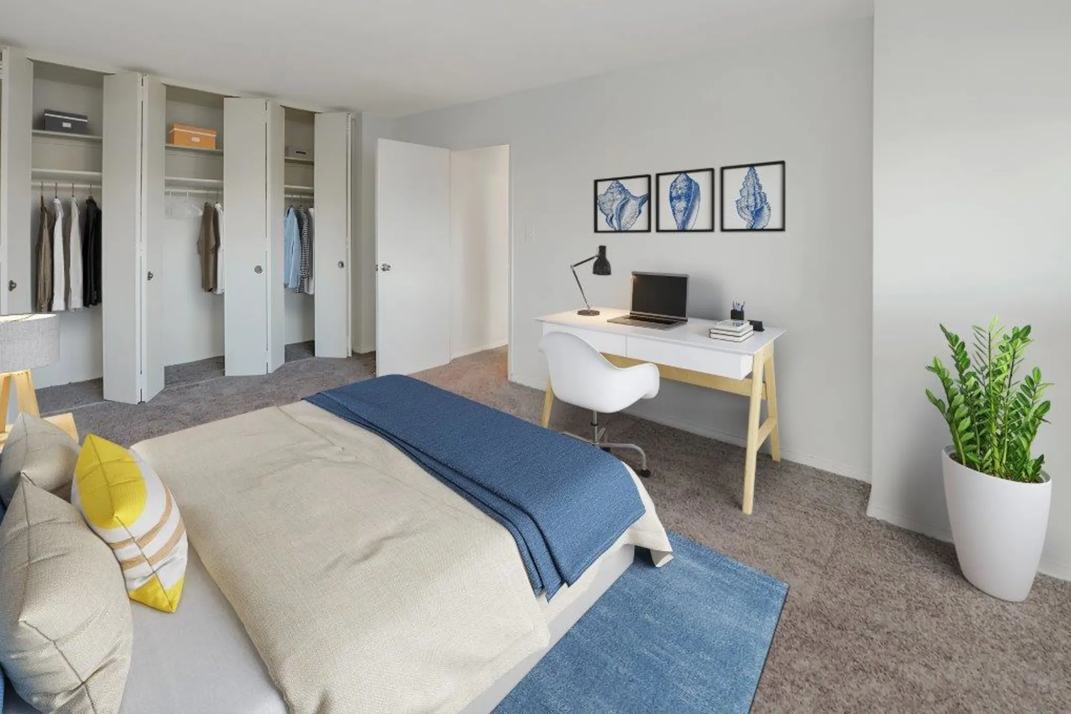 Bedroom - The Carlyle Apartment Homes - Baltimore, MD