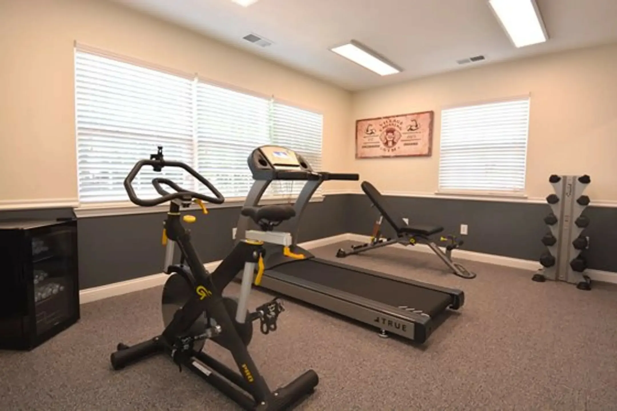 Fitness Weight Room - Village Crossing Apartments - Greenwood, IN