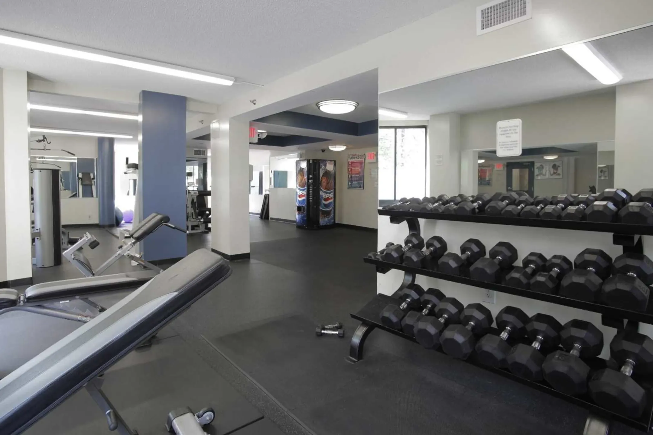 Fitness Weight Room - The Greenhouse Apartments - Boston, MA