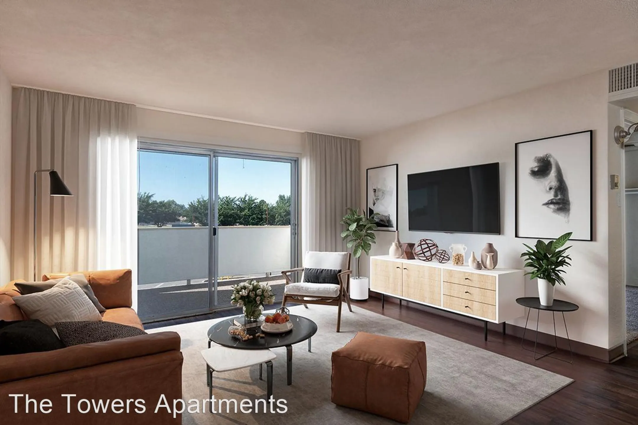 Living Room - The Towers - Albuquerque, NM
