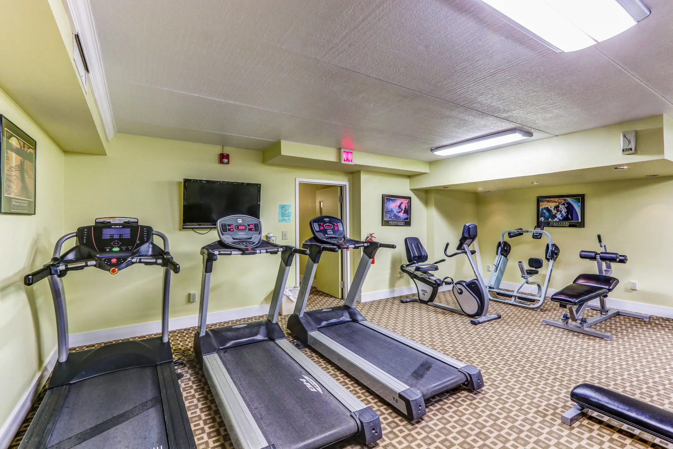 Fitness Weight Room - Amberson Plaza Apartments - Pittsburgh, PA