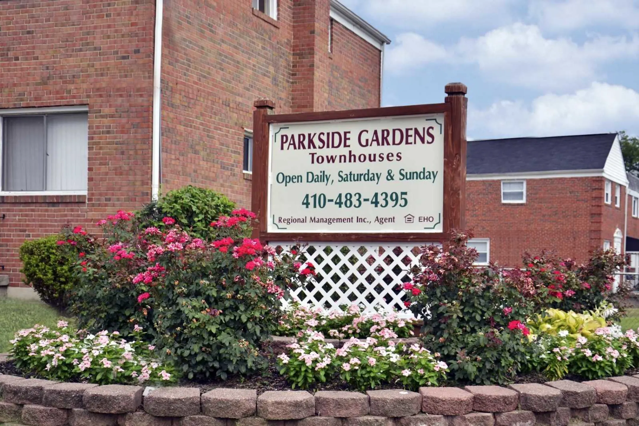 Community Signage - Parkside Gardens Apartments & Townhouses - Baltimore, MD