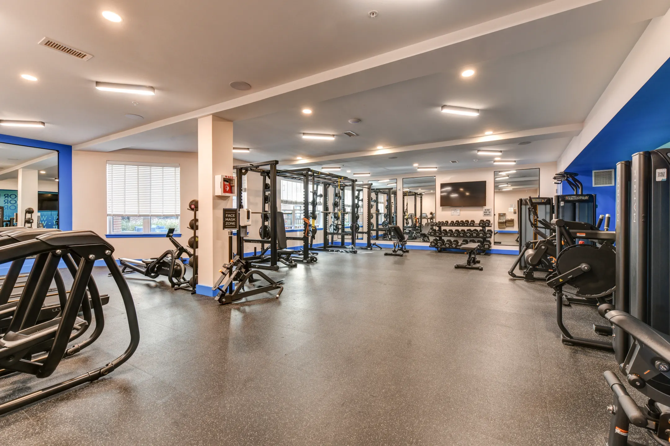 Fitness Weight Room - 100 House - Jersey City, NJ