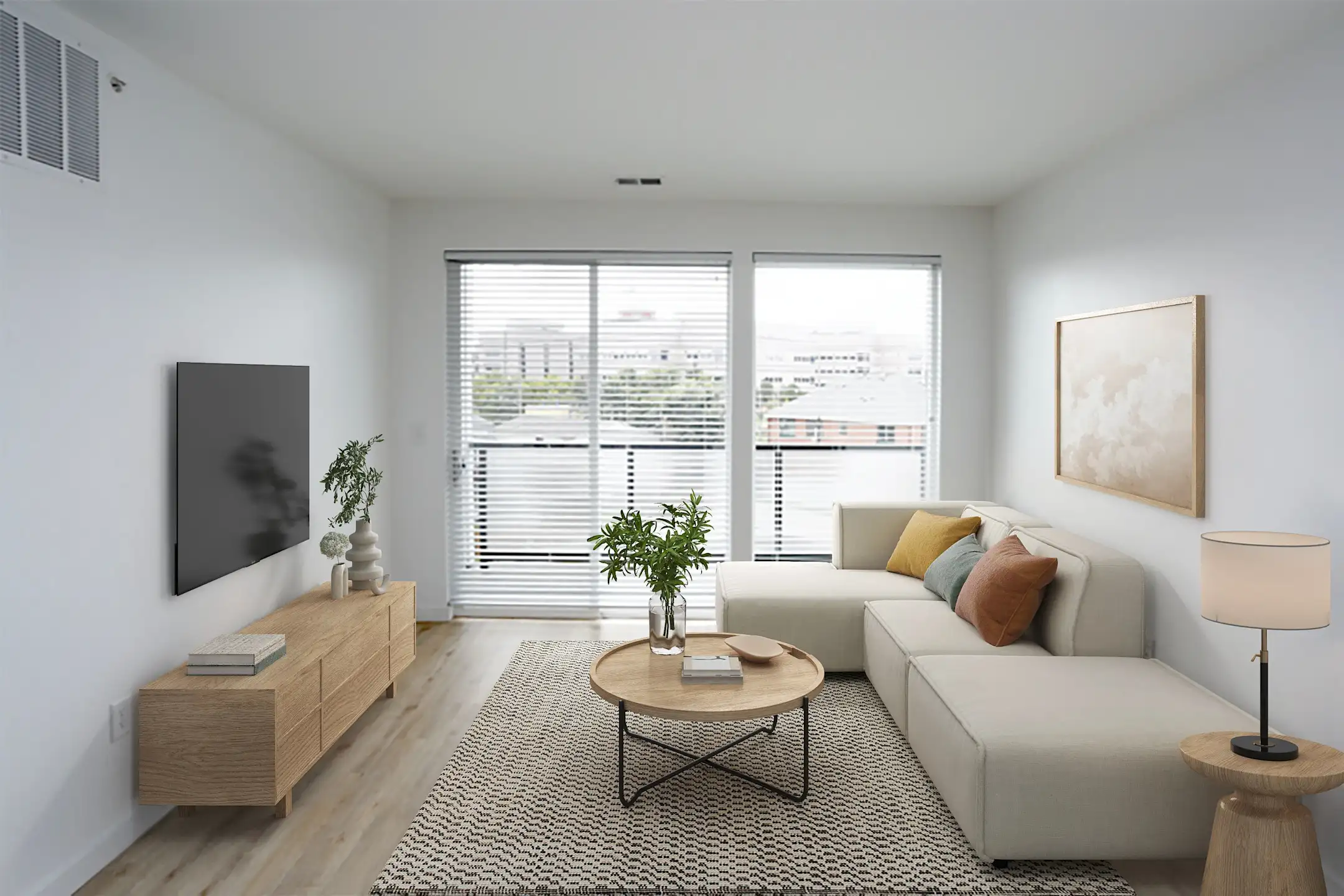 Living Room - Slate Apartments - Indianapolis, IN
