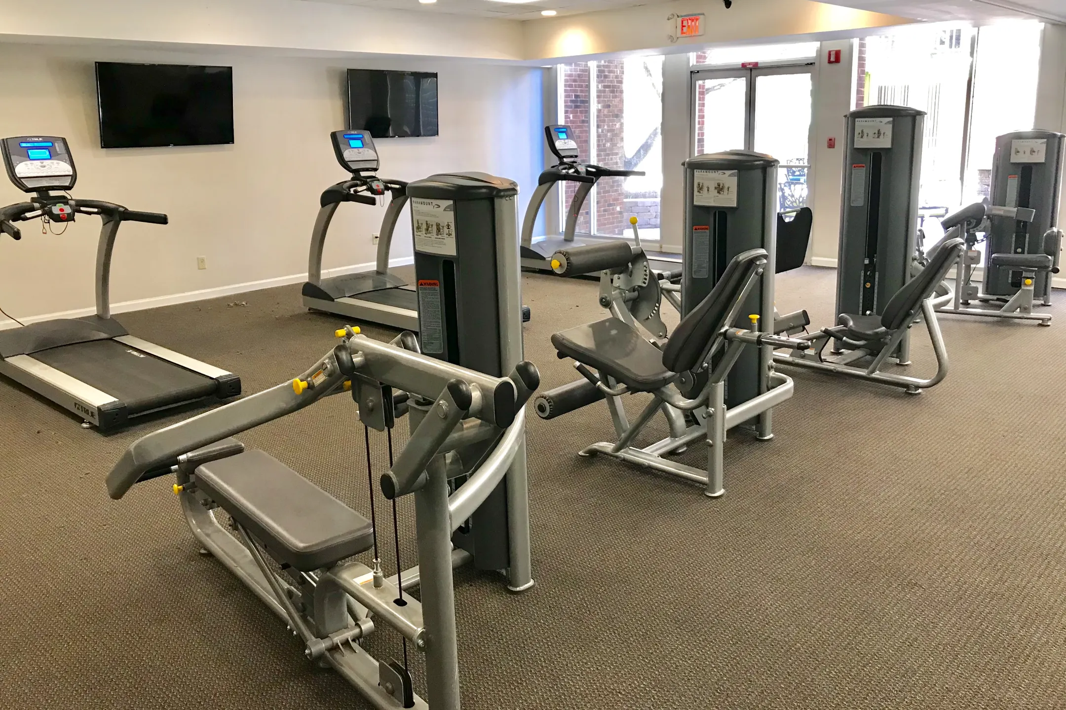 Fitness Weight Room - District At West Market Apartments - Greensboro, NC