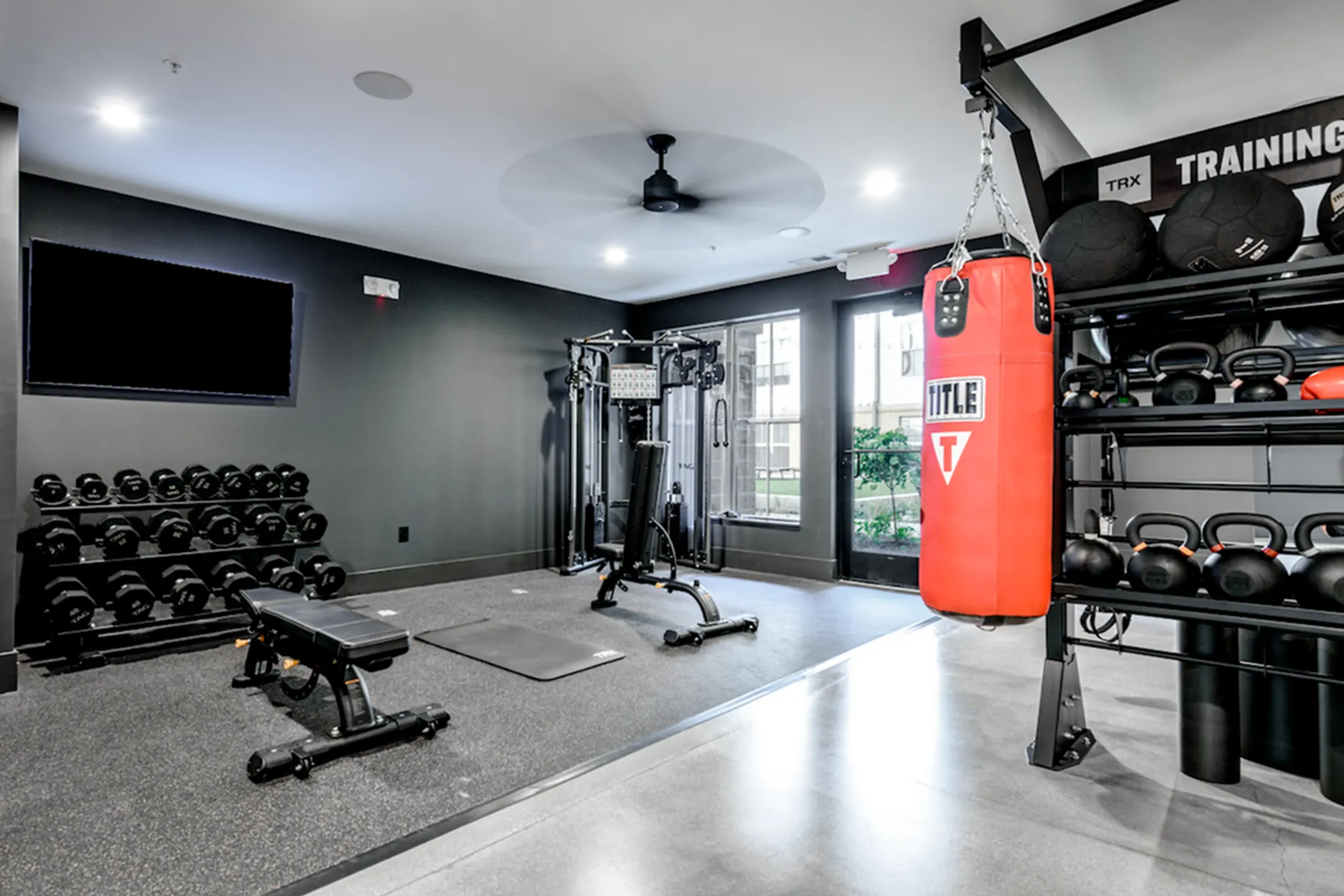 Fitness Weight Room - The Sage at Jeffrey Park - Columbus, OH