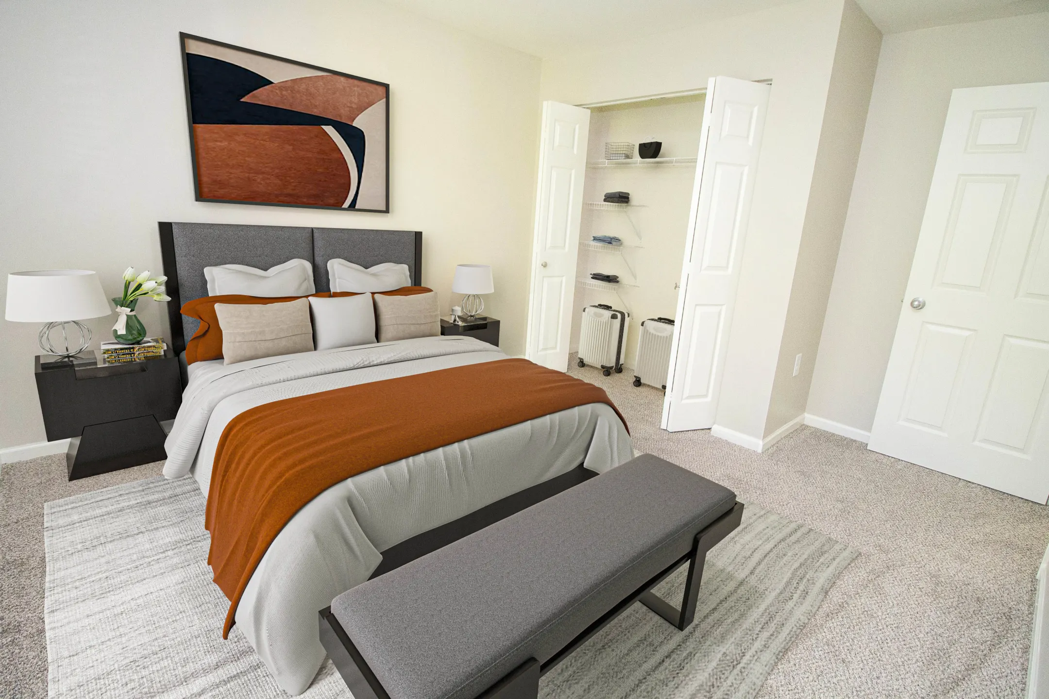 Bedroom - The Pointe at Canton Apartments & Townhomes - Canton, MI