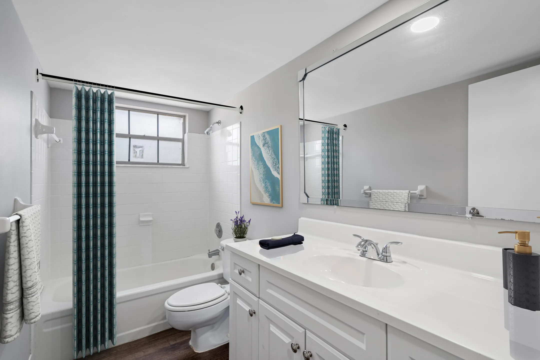 Bathroom - The Village at Eastpointe Apartments - Oakland Park, FL